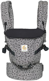 Ergobaby Adapt Award Winning Ergonomic Multi-Position Baby Carrier, Newborn to Toddler, Special Edition Keith Haring , Black