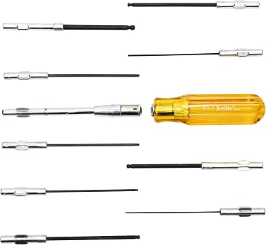 Weller Xcelite 11 Pieces Ballpoint Allen Hex Socket Type Screwdriver Set - Inch Sizes | 99PS40BPN