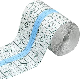 Tattoo Aftercare Waterproof Bandage 15cm x 1m Second Skin Tattoo Transparent Film Dressing Stretch Adhesive Bandage Tape Antibacterial Bandages for Tattoo Aftercare Recovery