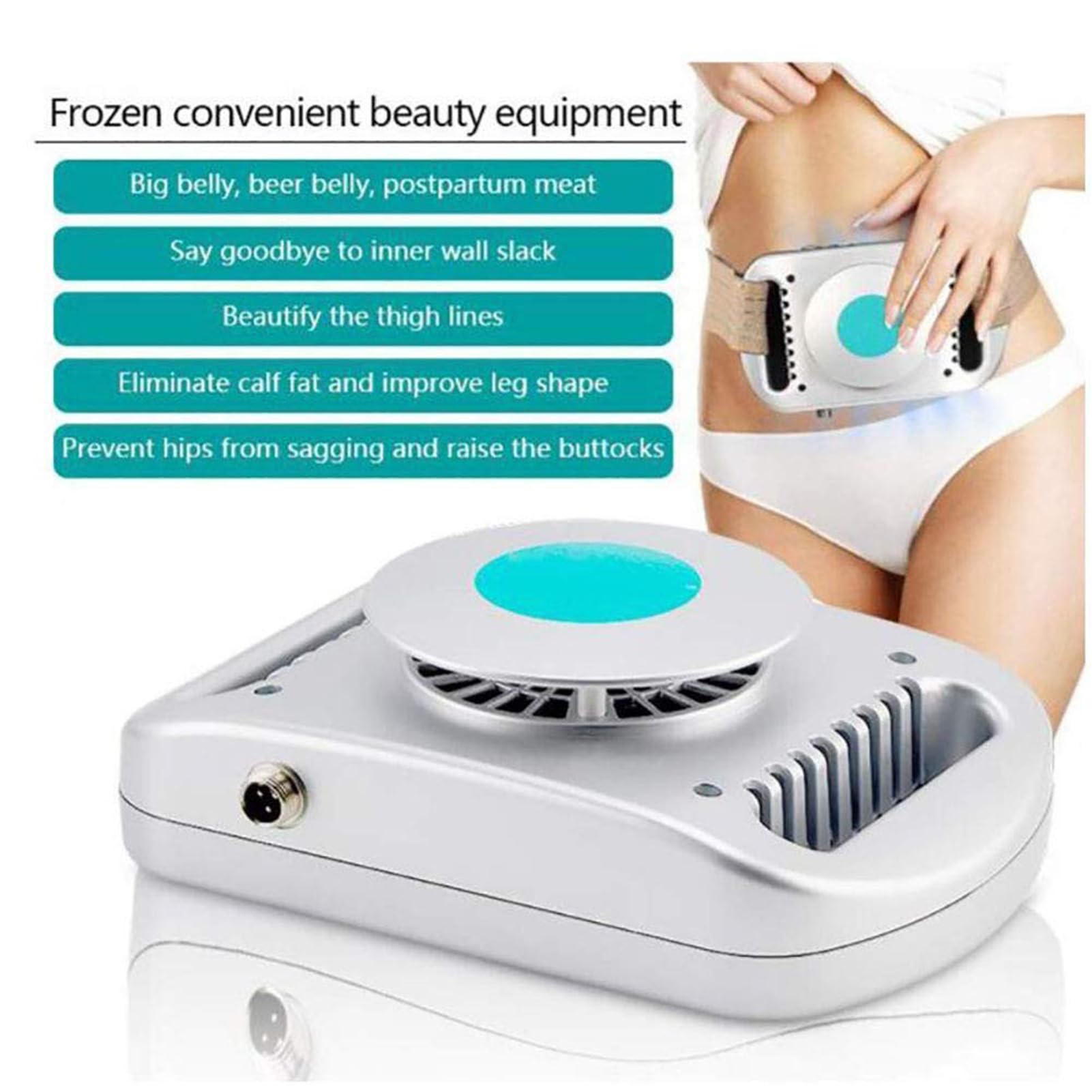 Mini Macchina per Criolipolisi, Criolipolisi Machine Anti-Cellulite Lipolisi Dimagrante, Macchina Congelamento di Grassi per la Casa Uso del Salone, Senza Periodo di Ripristino