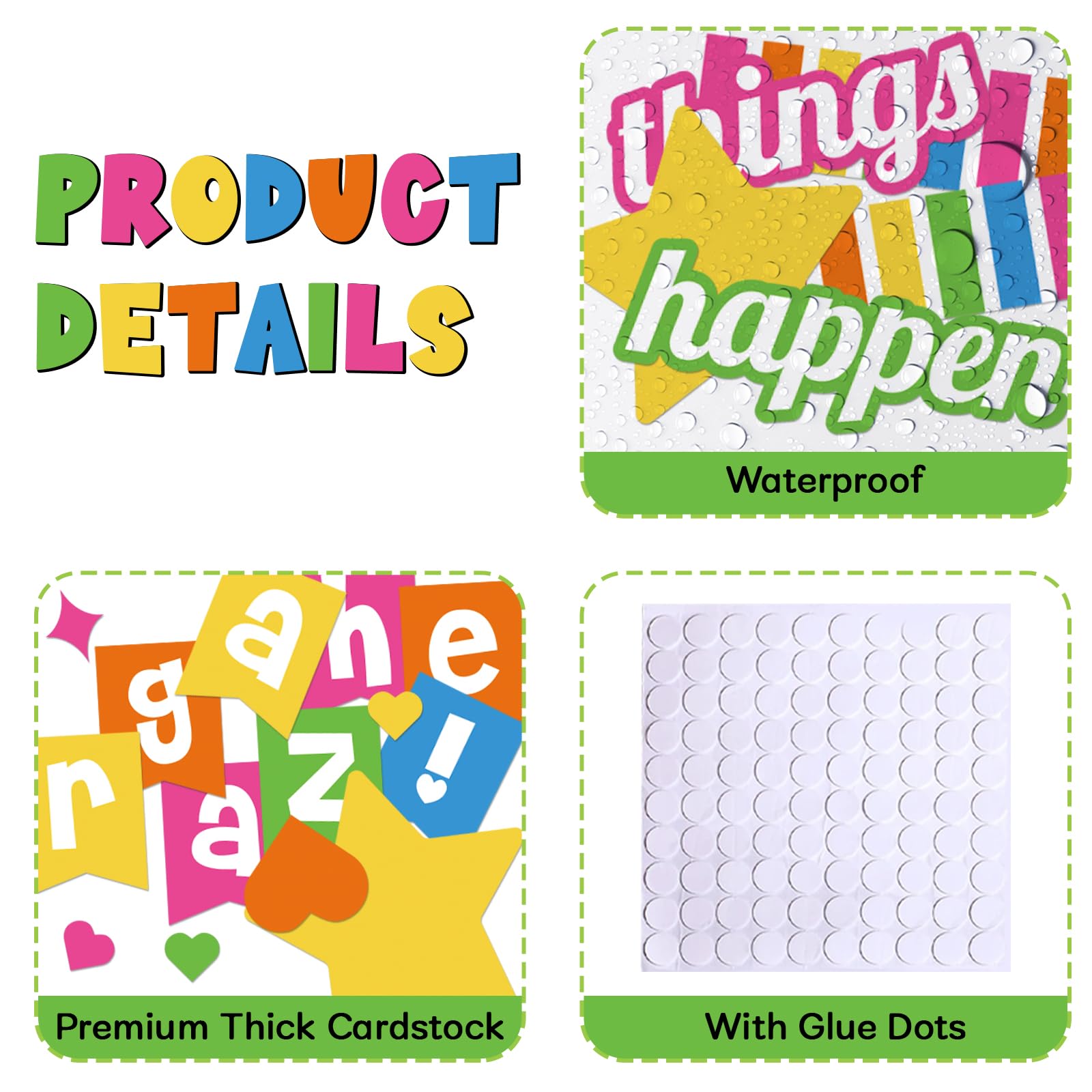 Snapklik.com : Classroom Bulletin Board Decorations Set Back To School ...