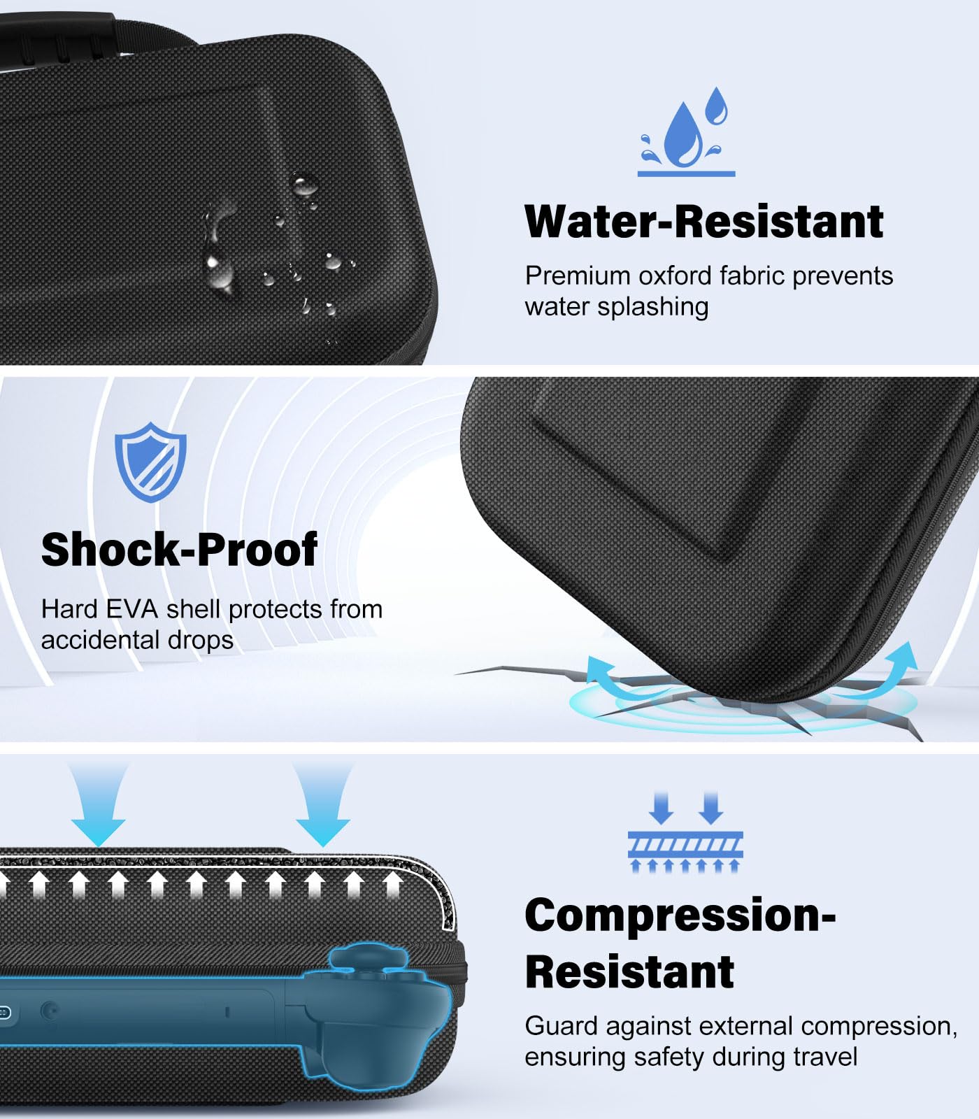 MoKo Étui pour Nintendo Switch 2 (2025) pouvant contenir 20 cartouches | Housse Rigide de Protection Pochette de Transport Boîtier pour Switch 2 2025 et Accessoires