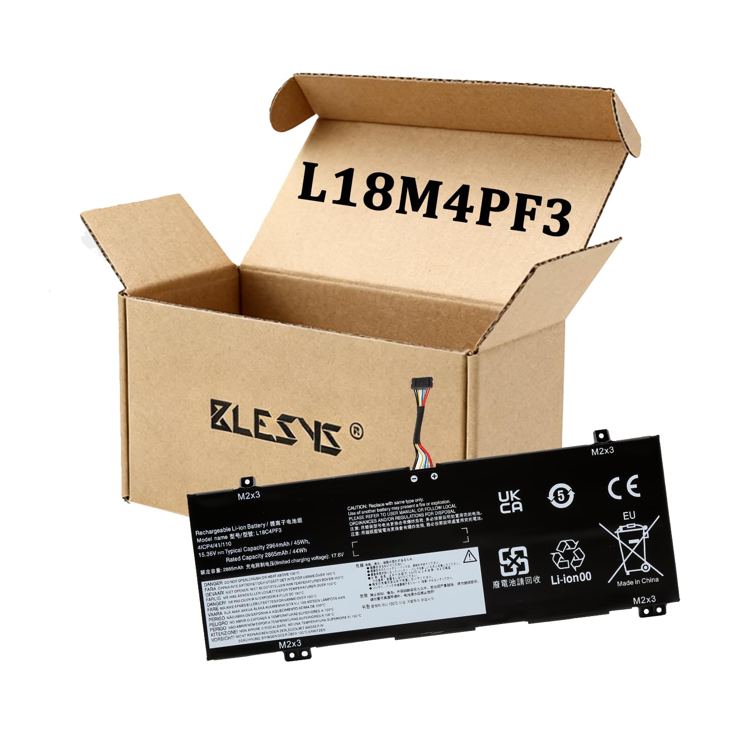 BLESYS Bateria do Lenovo ideapad S540-14API S540-14IWL S540-14IML Series