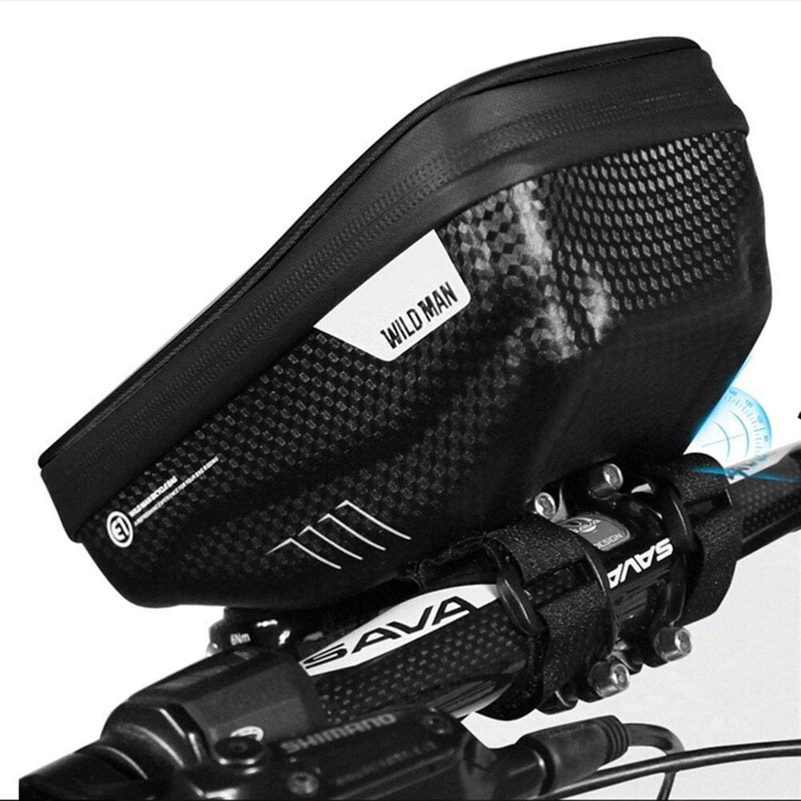 Bolsa Delantera for Manillar de Bicicleta Chartered, Equipo Ciclismo, Bolsa for, for el Tubo Superior