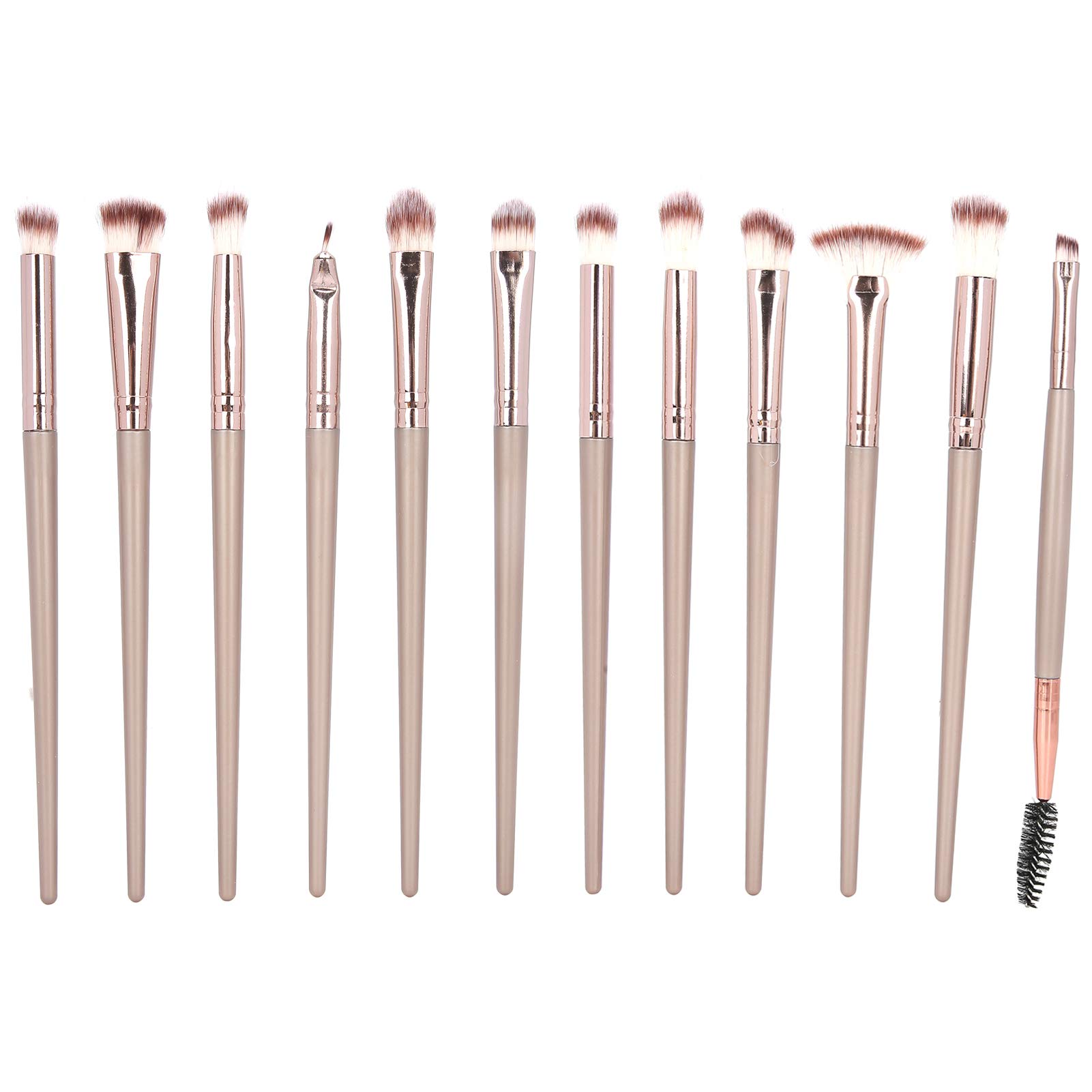 12-teiliges Make-up-Pinsel-Set Aus Synthetischen Borsten – Für Foundation, Lidschatten, Bronzer & Mehr