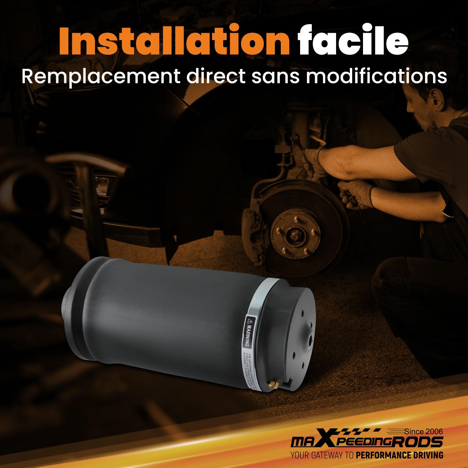 maXpeedingrods 2x Suspension Pneumatique pour Mercedes W164 X164 | OE 1643200725, 1643200325, 4matic ArrièRe Gauche Et Droit