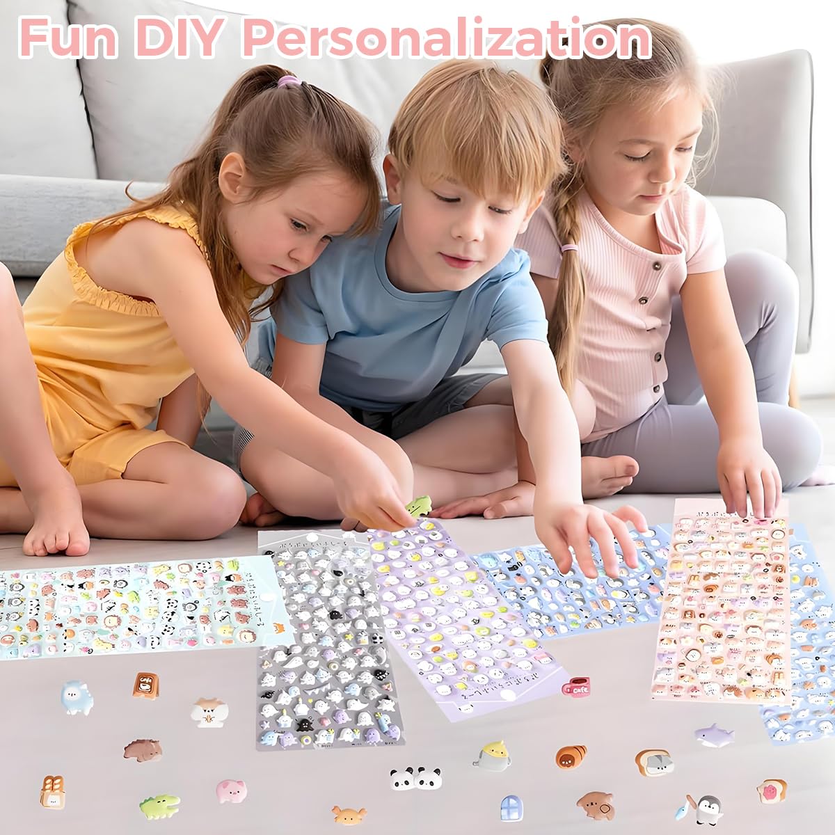Kawaii Puffy Stickers - Decorate Your Phone! -4 Kawaii Puffy Stickers - Decorate Your Phone! -4