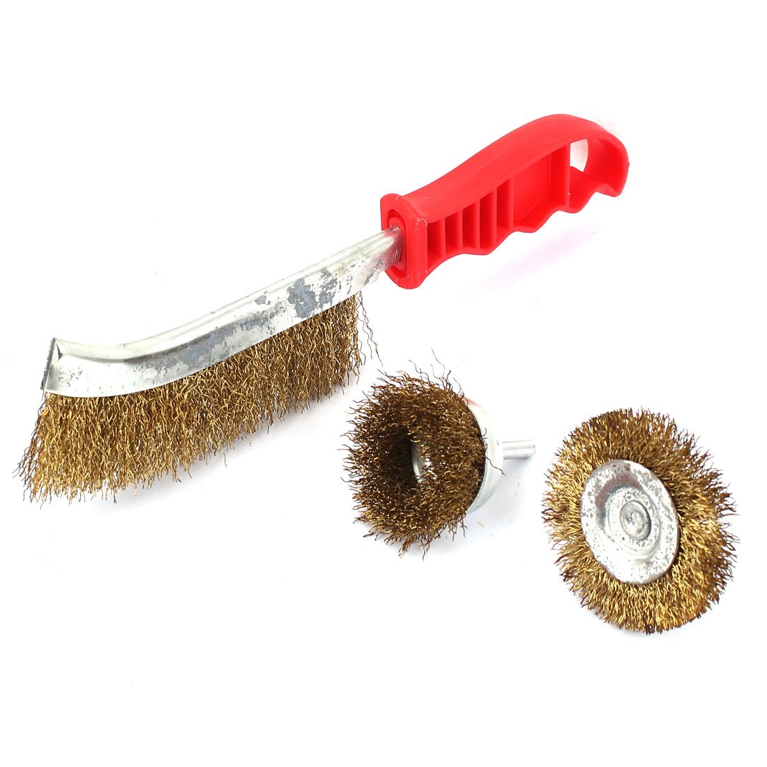 Aexit Wire Wheel Power Polishing Parts & Accessories Cup Flat Brush Rust Sanding Polishing Cleaning Buffing Wheels Tool Set