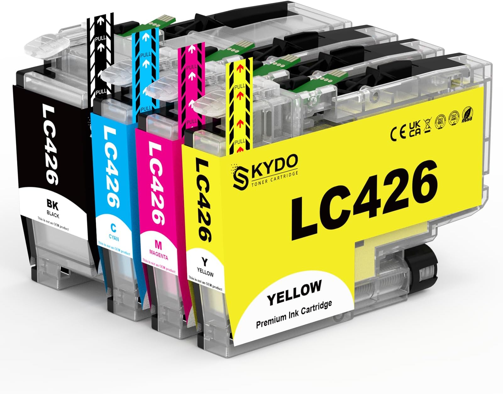 Zoyood LC426 Cartridges Compatibel voor printercartridges Brother LC426 LC426XL LC-426XL LC-426XLVAL LC426XLVAL Multipack voor Brother MFC-J4340DW MFC-J4540DW MFC-J4540DWXL (Set van 4