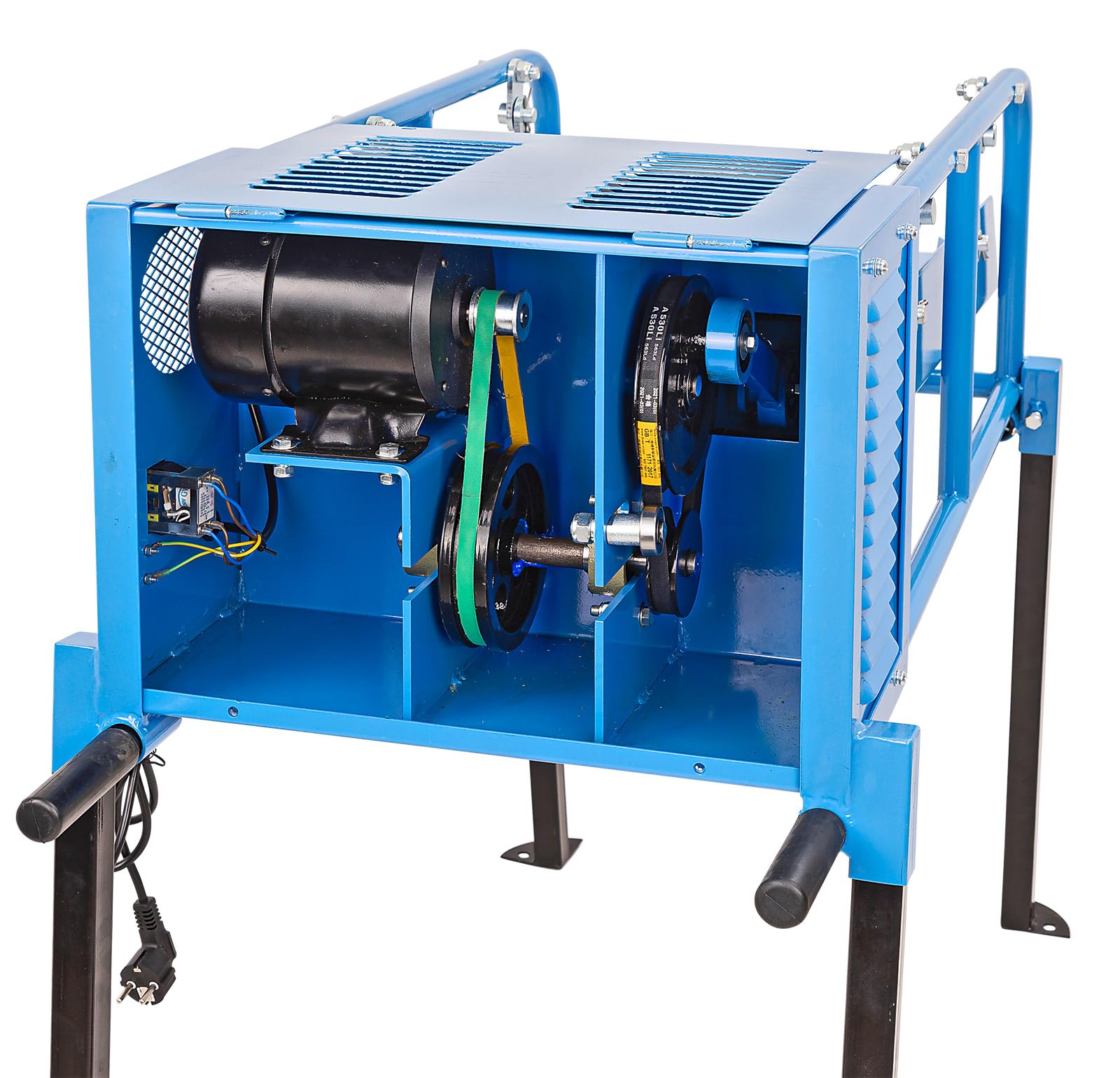 DEMA Elektrisches Rüttelsieb S180 – Gartensieb, Sandsieb mit Fahrwerk, 230 V, robust & langlebig, ideal für Garten, Bau, Sand, Erde & Kies