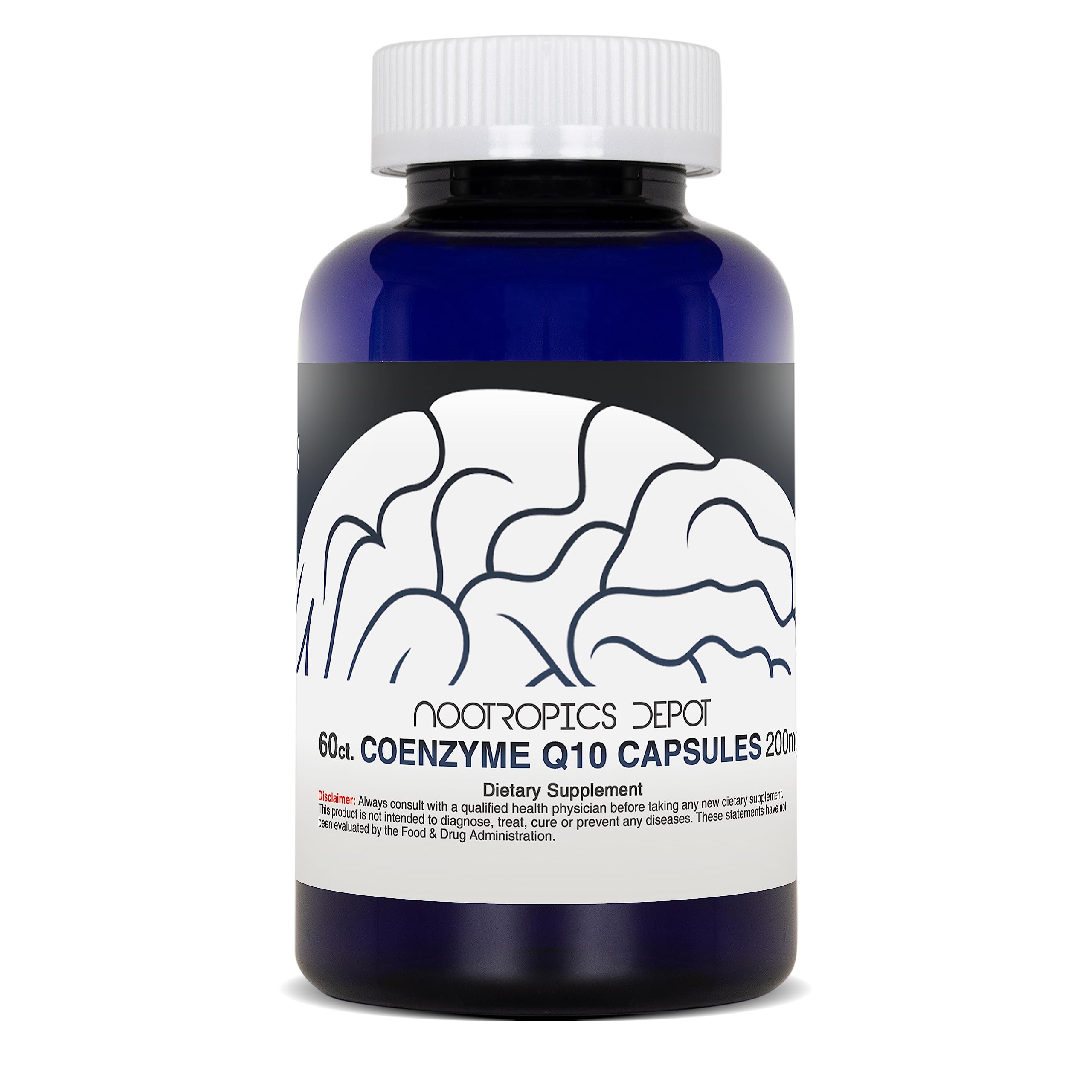Nootropics Depot CoEnzyme Q10 Capsules | 200mg | Ubiquinone | 60 Count | Energy, Cognitive & Cellular Function — Amazon image 3