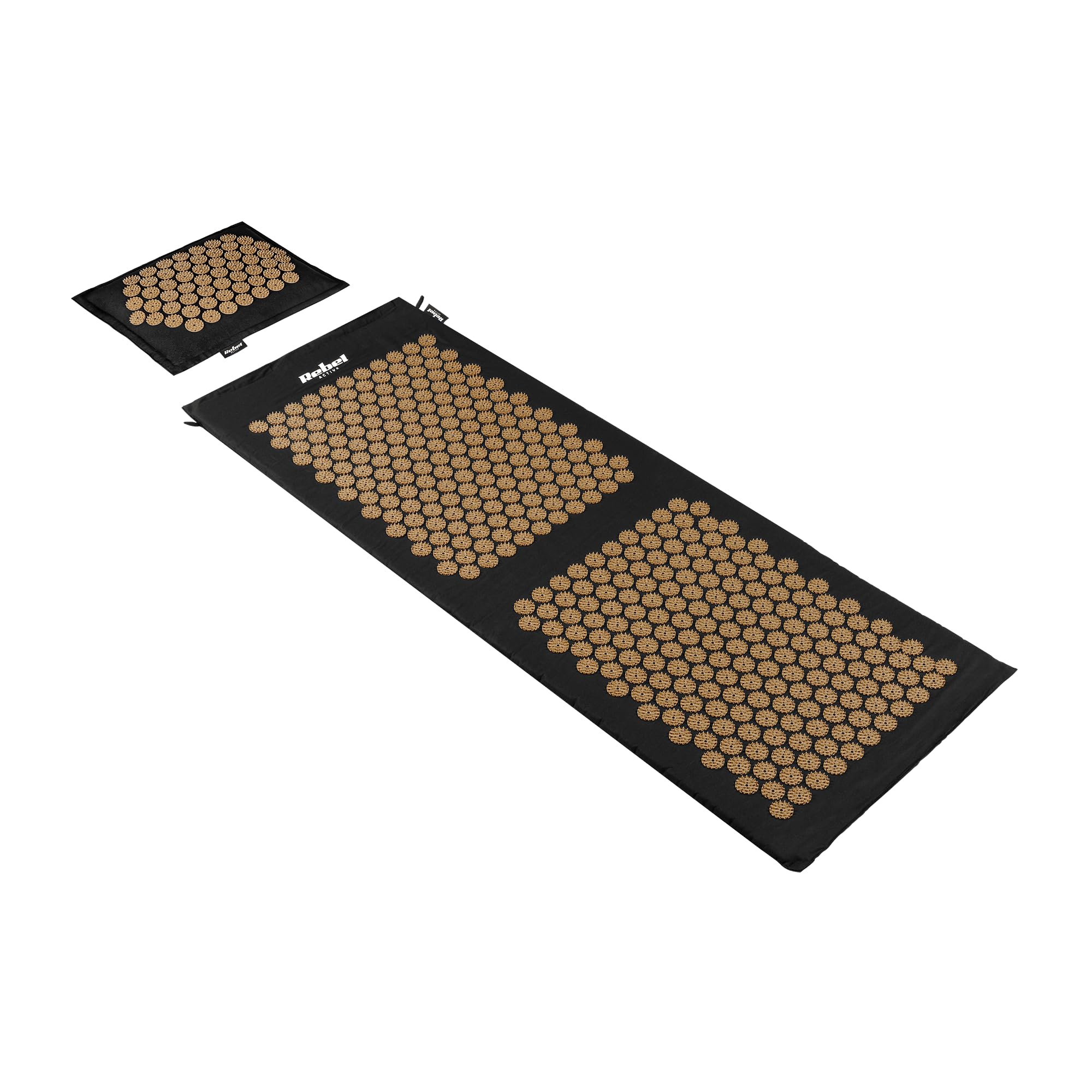 Rebel Electro Juego de Esterillas de Acupresión Eco para Salud con Picos 130 x 50 cm RBA-6013-GL