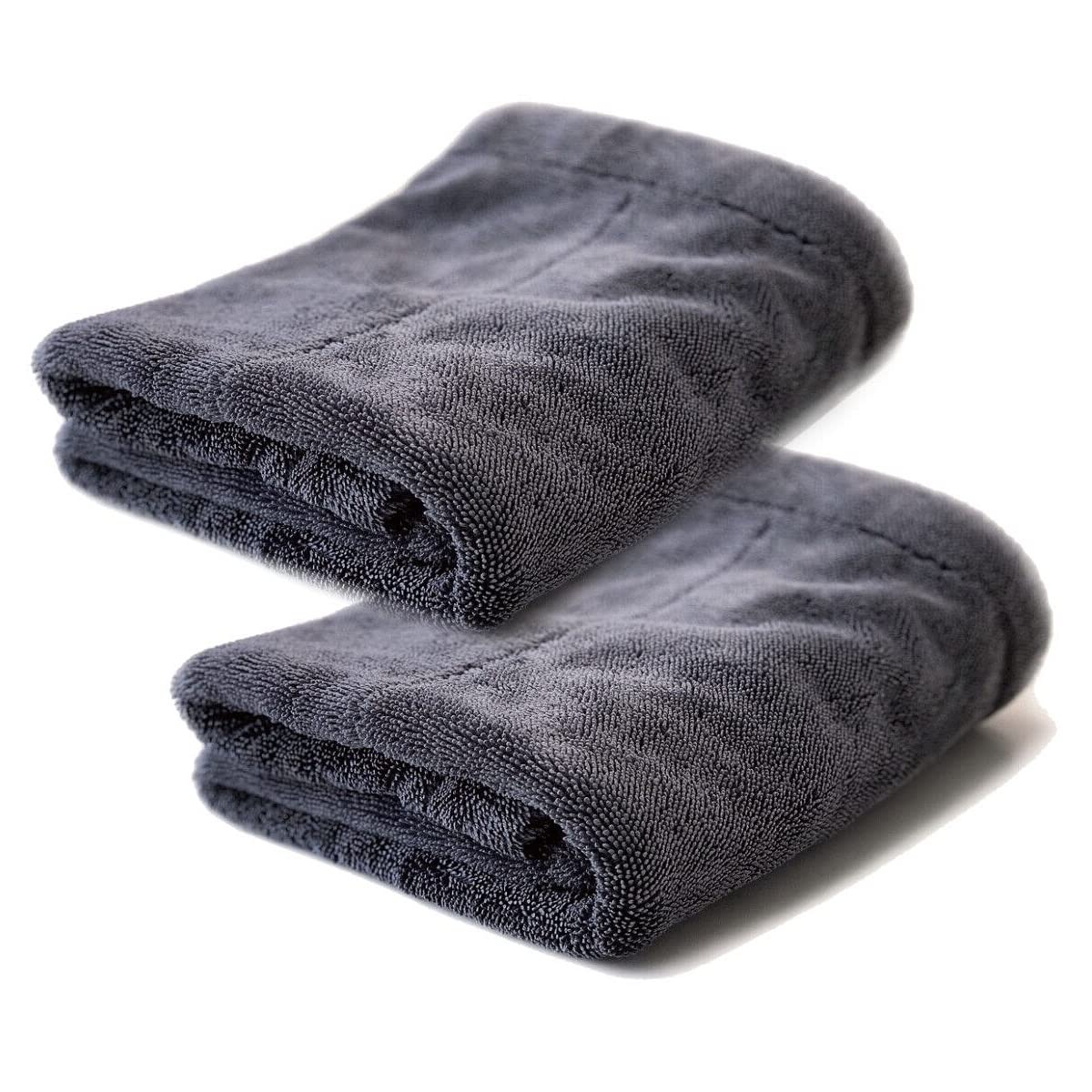 Confezione Di Panni In Microfibra Per Auto Senza Bordi, 450 G Panni In Microfibra Estremamente Assorbenti Per Asciugare I Lucidanti Per Auto 40 X 40 Cm Blu 83937321 - Foto 8