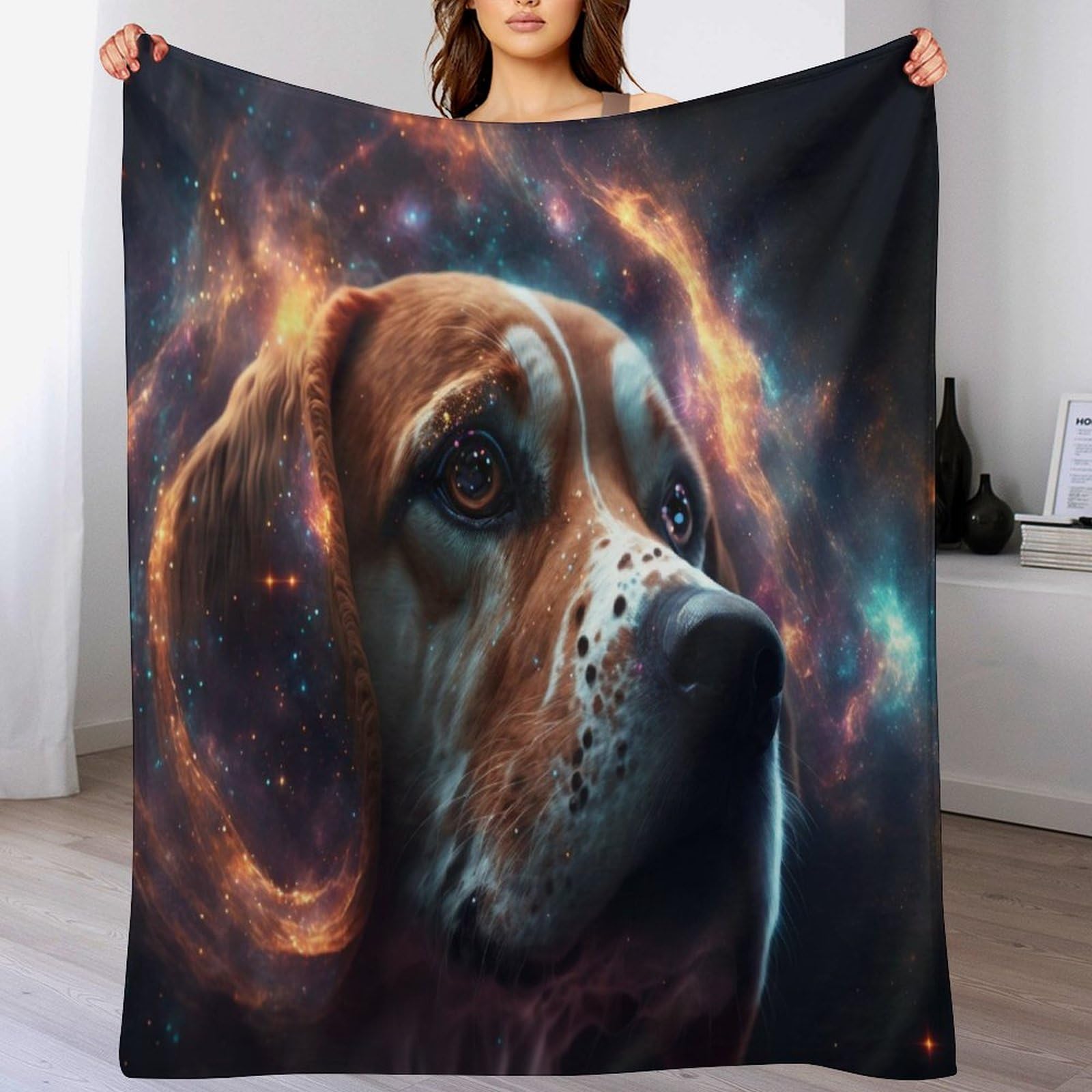 Ggjjtt Beagle Dogs Blanket Soft Flannel Soft Blanket Gifts 3D Home Decoration For Bed Couch Sofa Chair Bed Blanket（130×150Cm）