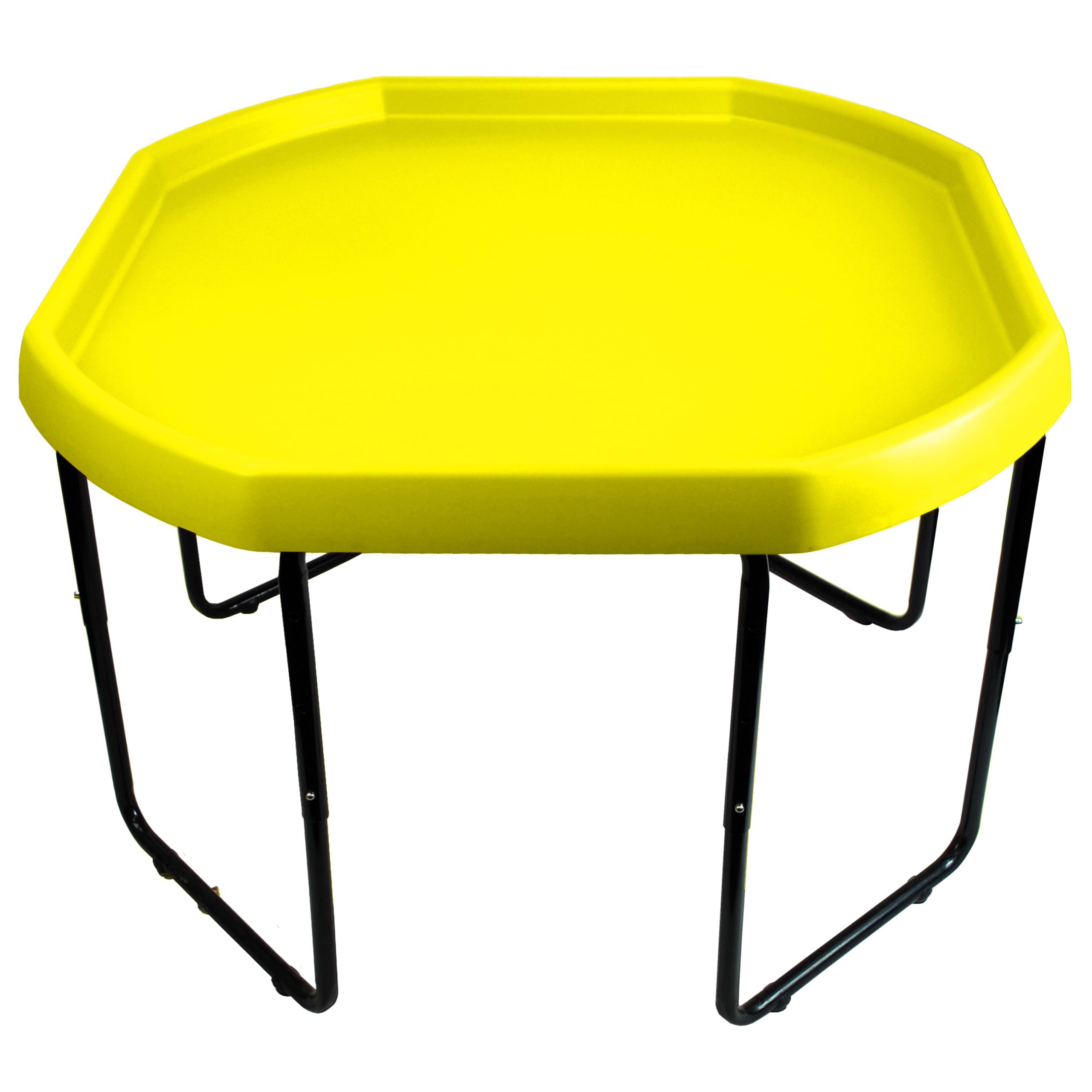 Large Sunshine Yellow 100cm Plastic Activity, Sand & Water Mixing Play Tray with Stand Adjustable to 3 Heights.