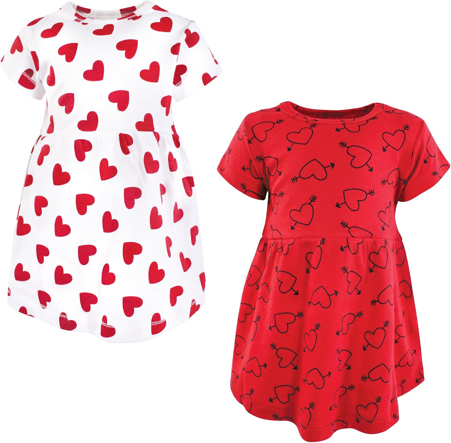 Luvable Friends Hudson Baby Sleeveless Dresses 2pk