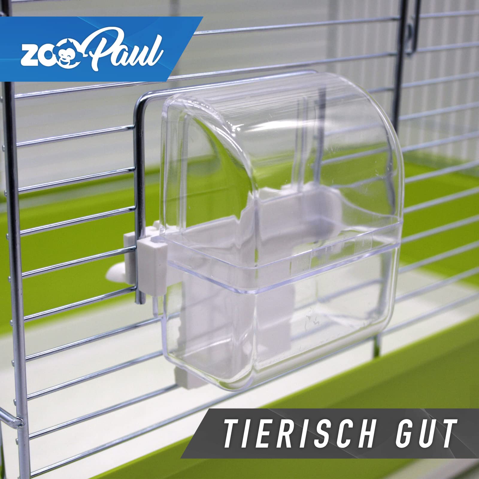 Zoopaul Vogelkäfig IZA 2 II Limette 52x30x60 cm Wellensittiche Kanarien Käfig