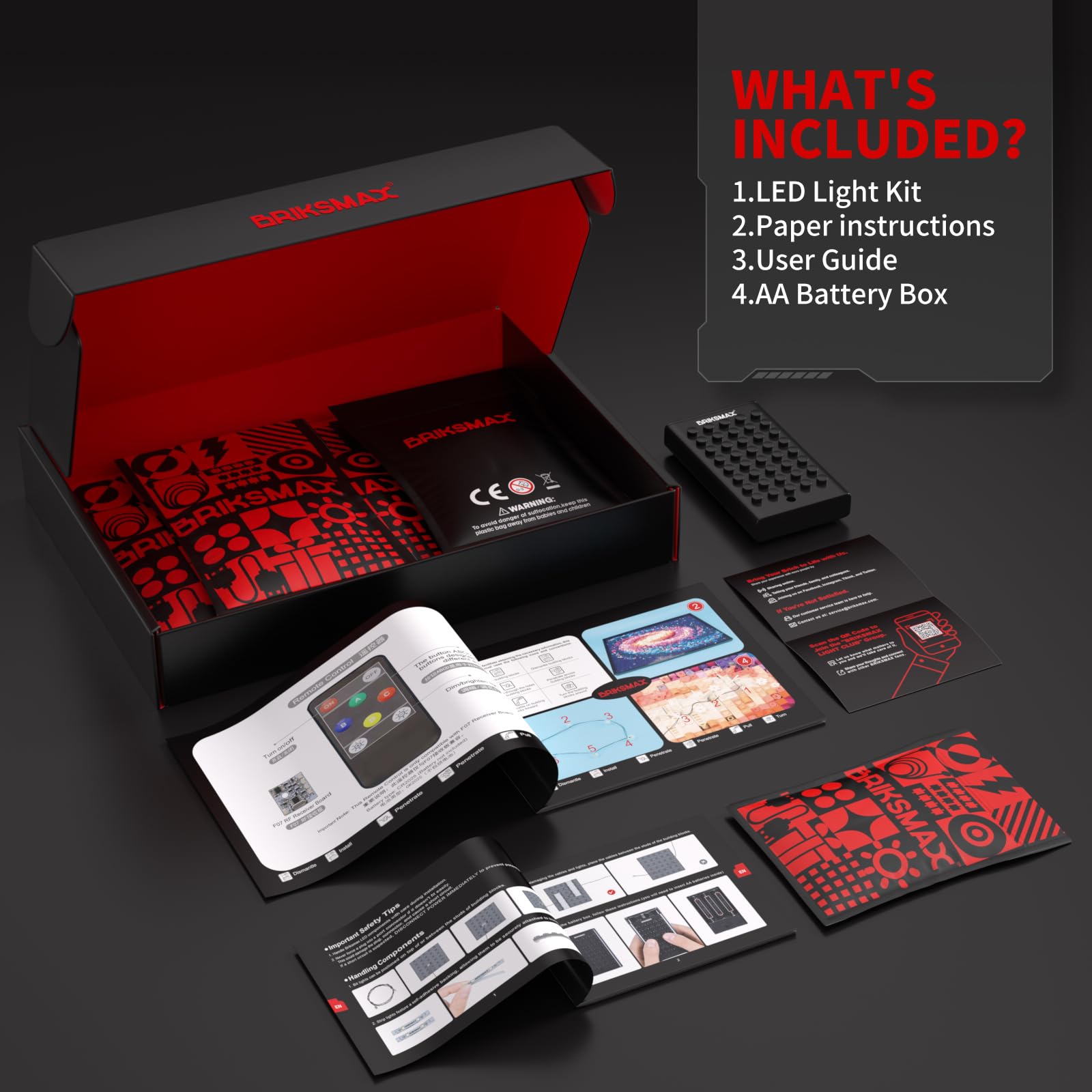 BRIKSMAX 2.0 Light Kit for Lego The Milky Way Galaxy (Remote Control Version) -Innovative Led Lighting Compatible with Lego Art 31212 - Not Included Lego Set