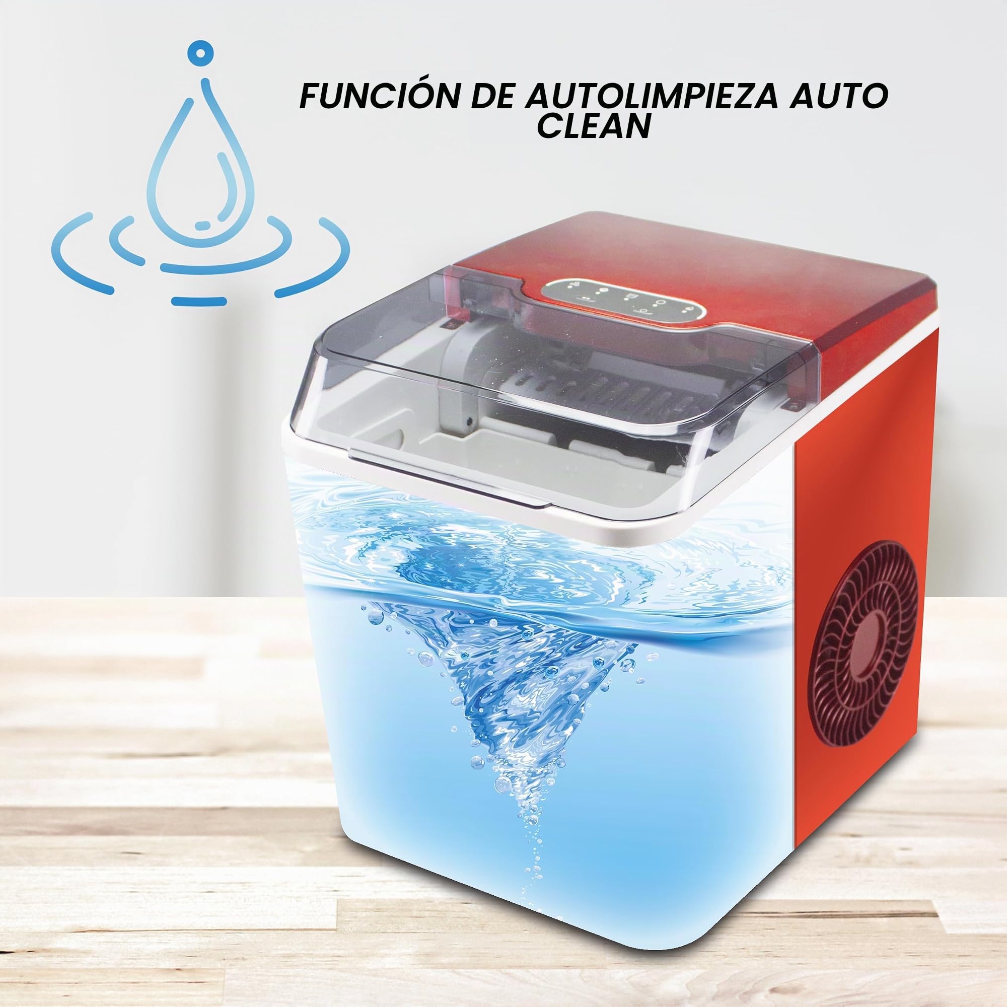 BEPER P102CON550 Maquina de Hielo 12KG en 24h – Maquina Hielo Hogar 1.3L