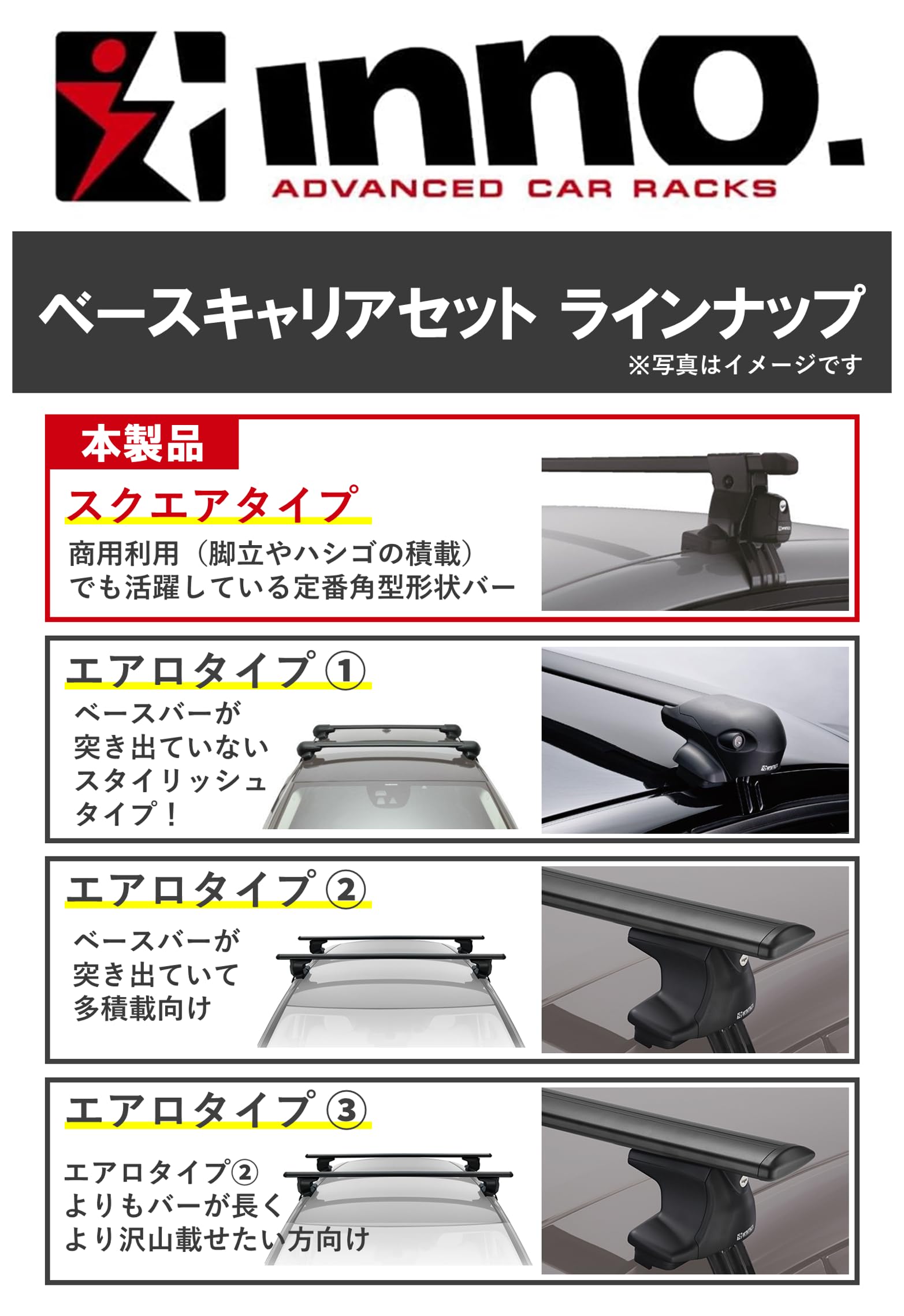 Amazon | カーメイト(CARMATE) inno(イノー) 車種別 ベースキャリア 