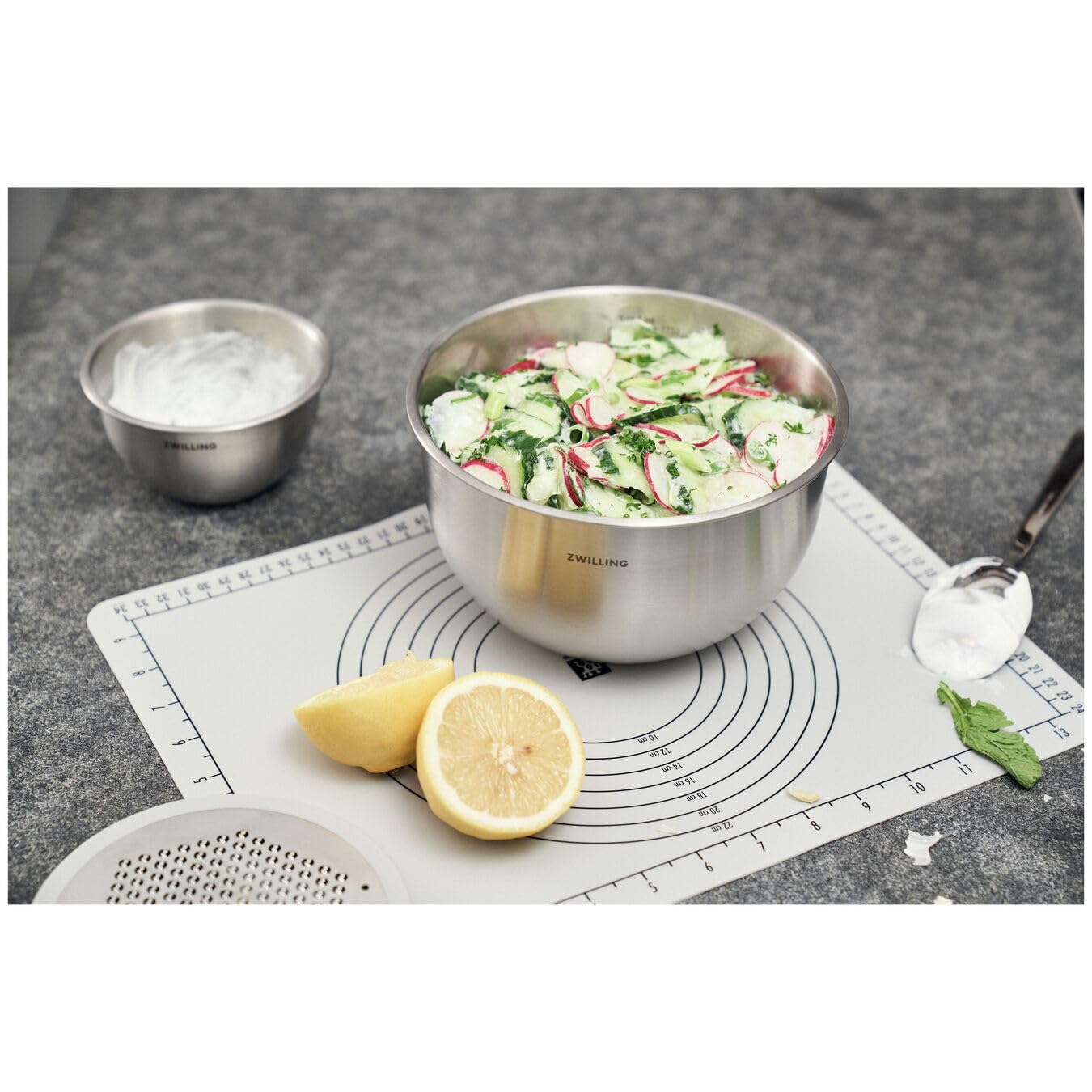 Zwilling - Zestaw 6 misek próżniowych Fresh and Save - 12-18-24 cm, stal nierdzewna, srebrna - ZWILLING