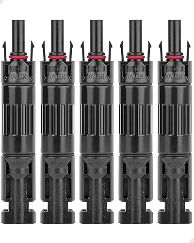 Miniatura 7 de Conector de panel solar fotovoltaico machohembra 20A diodo incorporado conectores de alambre solar impermeable anti-reflujo