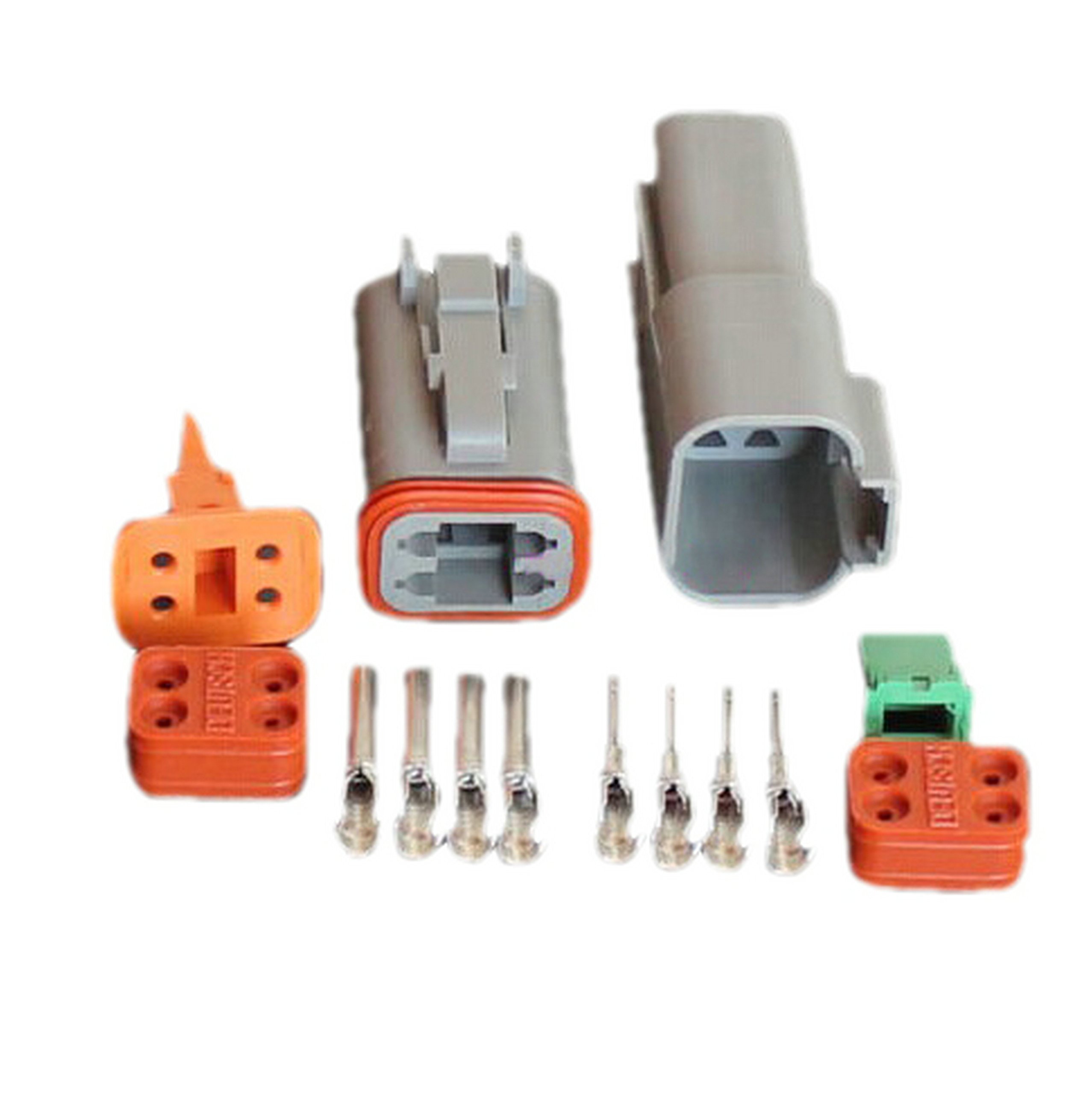 4 Pin Waterproof Electrical Wire Connector Plug Dt04-4p and Dt06-4s