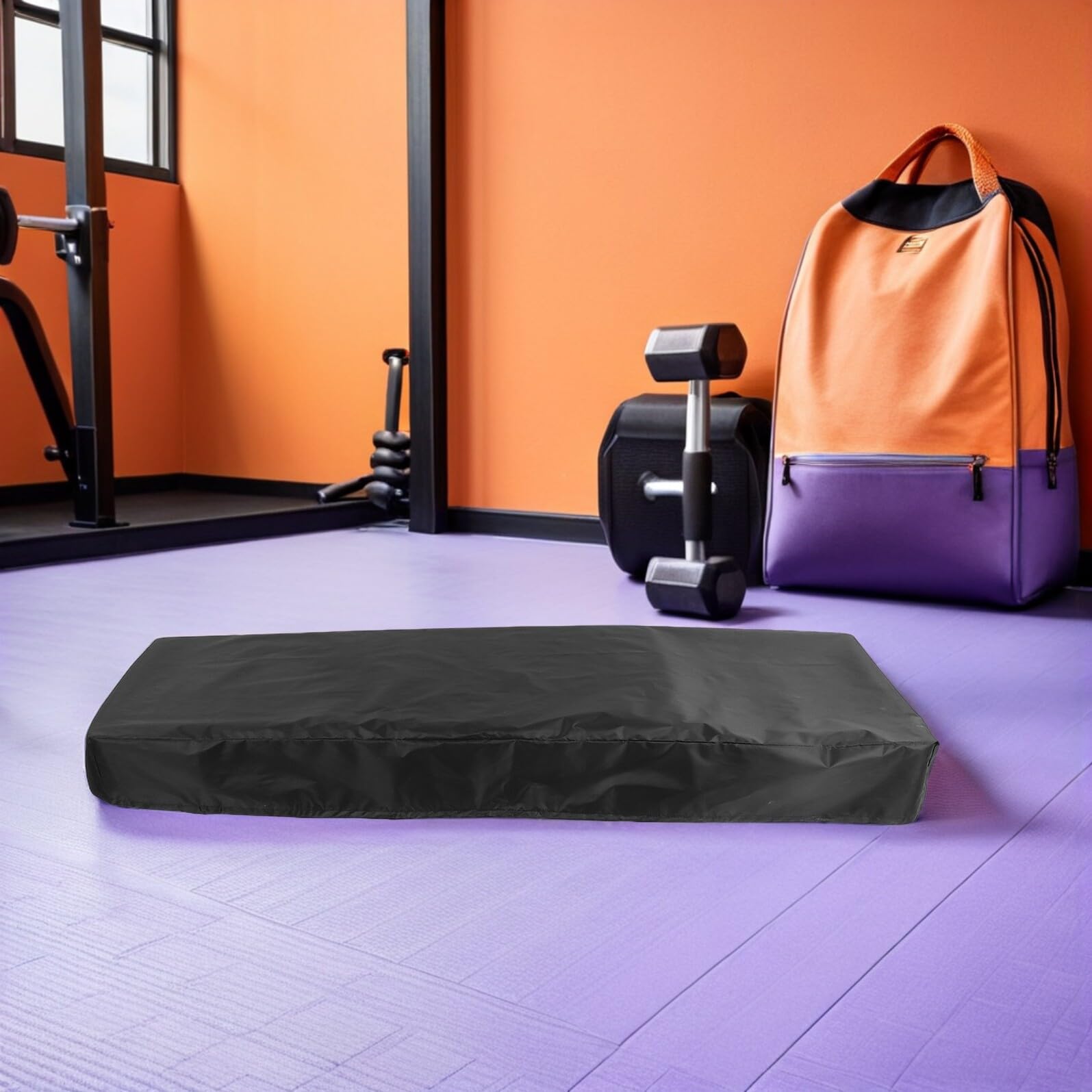 ORFOFE 2 Unidades Funda para Cinta de Correr de Exterior en Tela Oxford Negra Protección Completa y Diseño Fácil de Usar para Equipo de Ejercicio en Casa