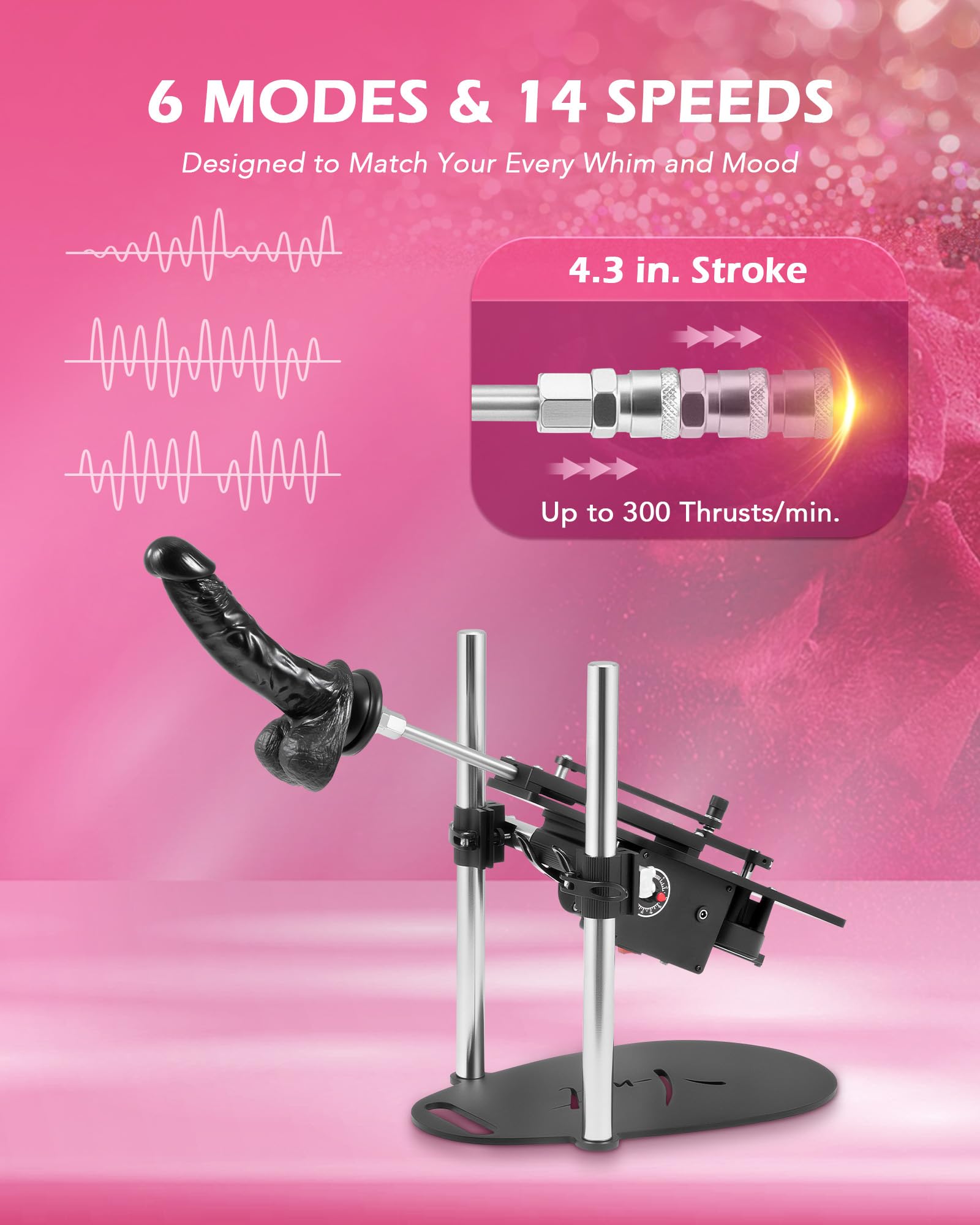 Amazon.com: Y-NOT Automatic Sex Machine, Adjustable Masturbation Thrusting  Dildo Machine with Realistic Dildo, Hands-Free Adult Toy Machine for Men  Women Couples : Health & Household