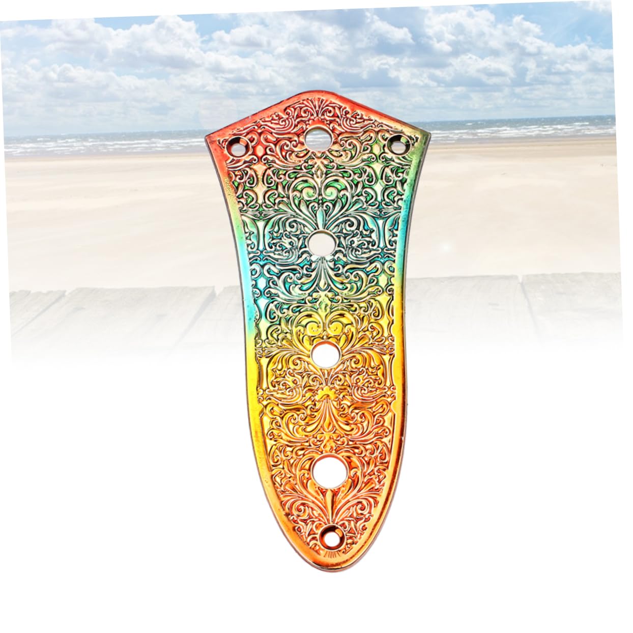 Wakauto 4 Control Plate Bass Plate Guitar Accessories Metal