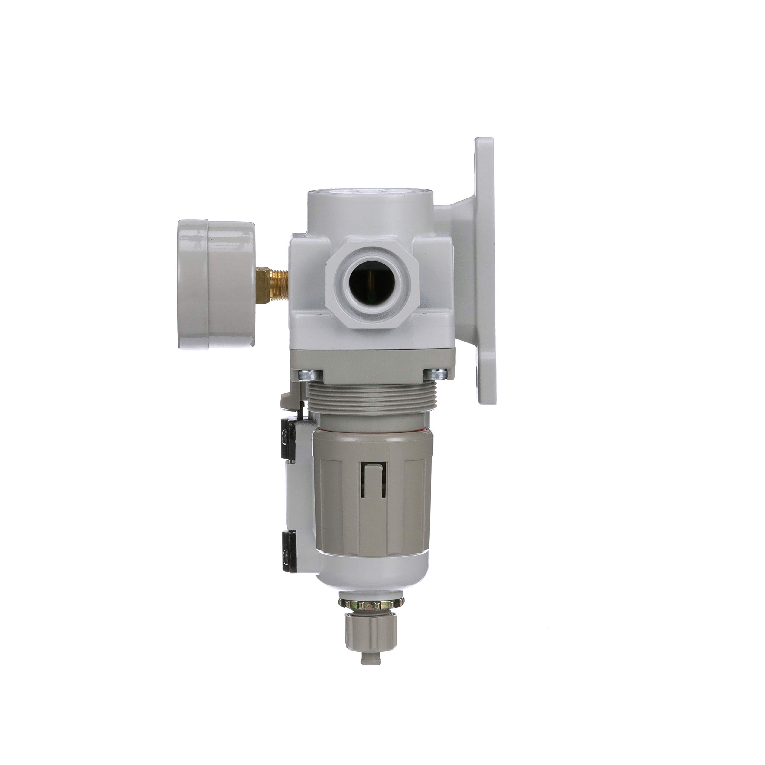 Pneumaticplus sau320-n03g-mep regolatore filtro aria compressa Combo 3/20,3 cm NPT – Ciotola di metallo, manuale di scarico, staffa, manometro