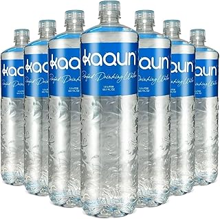 KAQUN Oxygenated Water, High Oxygen Infused Purified Bottled Drinking Water, Refreshing Natural pH Hydration for Kaqun Therapy (6 Count)