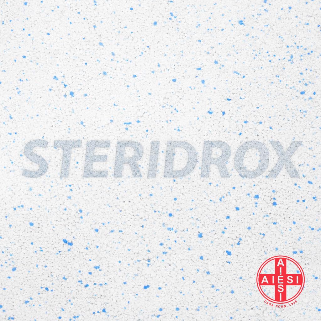 AIESI® Stérilisant à froid en poudre (1 kg) pour instruments chirurgicaux, instruments d'esthétique, dispositifs médicaux, acide peracétique STERIDROX, Détergent, Décontaminant, Made in Italy