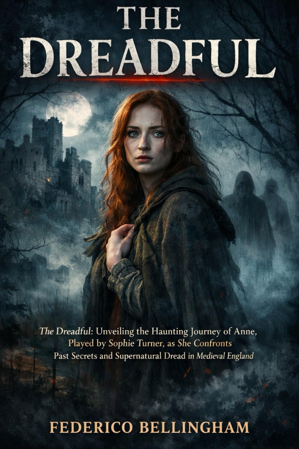 THE DREADFUL: Unveiling the Haunting Journey of Anne, Played by Sophie Turner, as She Confronts Past Secrets and Supernatural Dread in Medieval England
