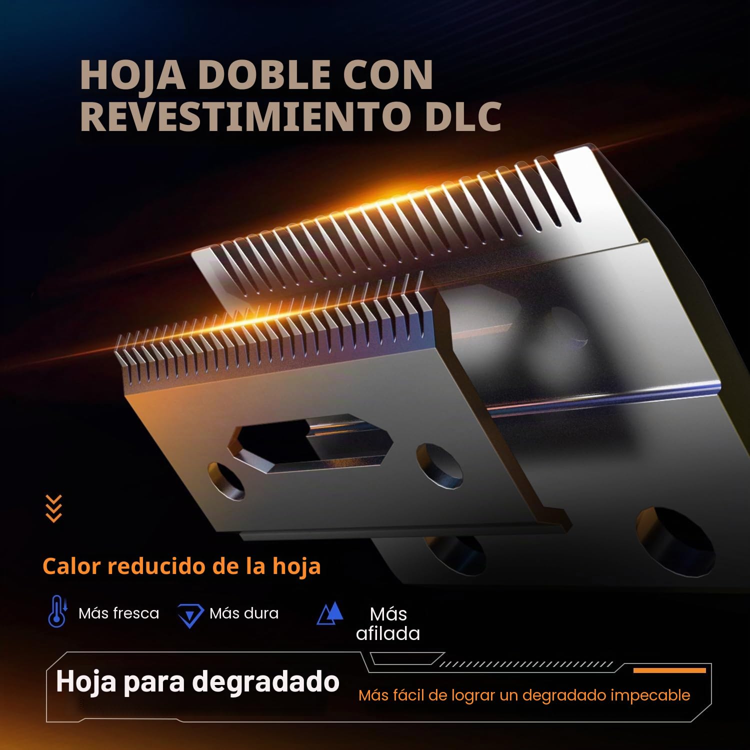 SUPRENT Maquina de Cortar Pelo Hombre, Cortapelos Hombre Profesional Inalámbrico Cortadora de Pelo con Palanca Taper Ajustabl y Cuchilla de Cerámica, Recargable, Pantalla LED (Negro)