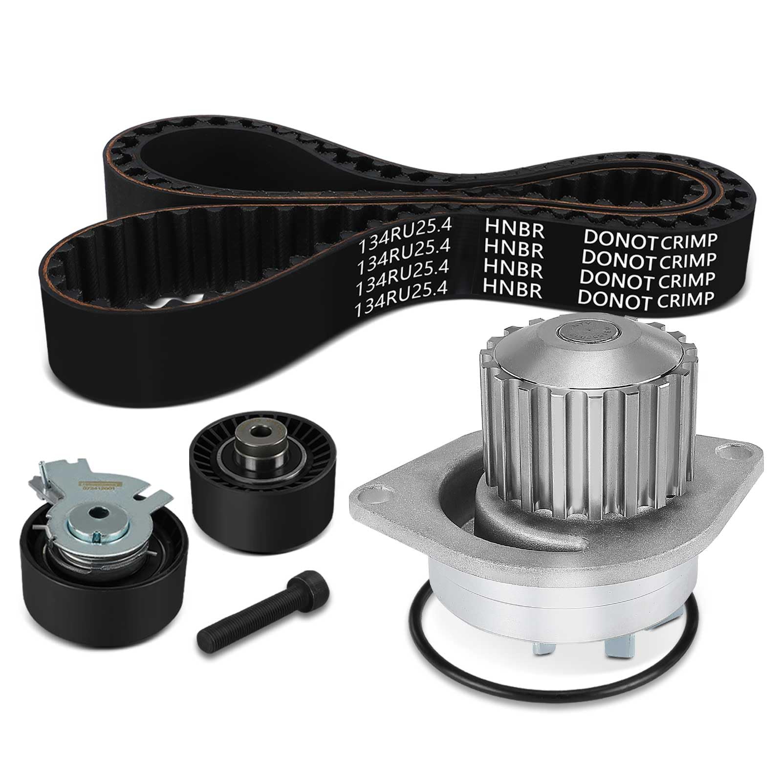 Frankberg Zahnriemensatz mit Wasserpumpe Benzin | Kompatibel mit Xsara N1, 206 Stufenheck, Berlingo/Berlingo First MPV GFK GJK MF, Partner Combispace 5 G, 307 Break 3E