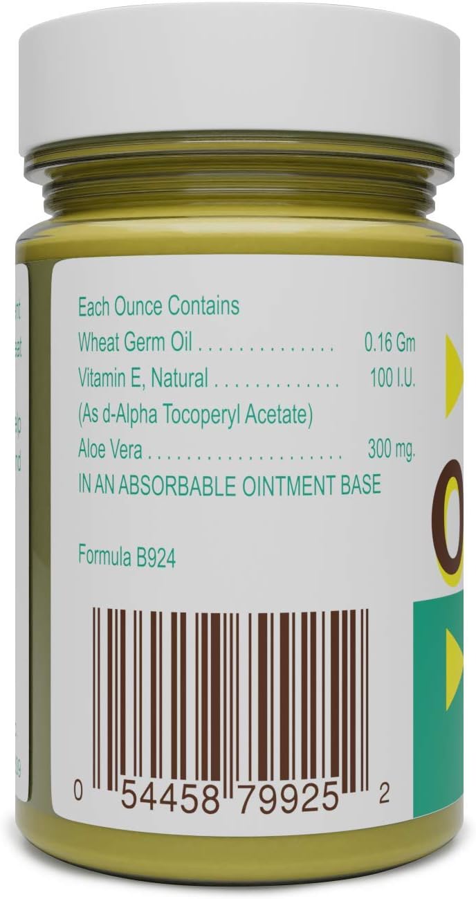Basic Organics Vitamin E Ointment, 2 oz, Original (Pack of 3)