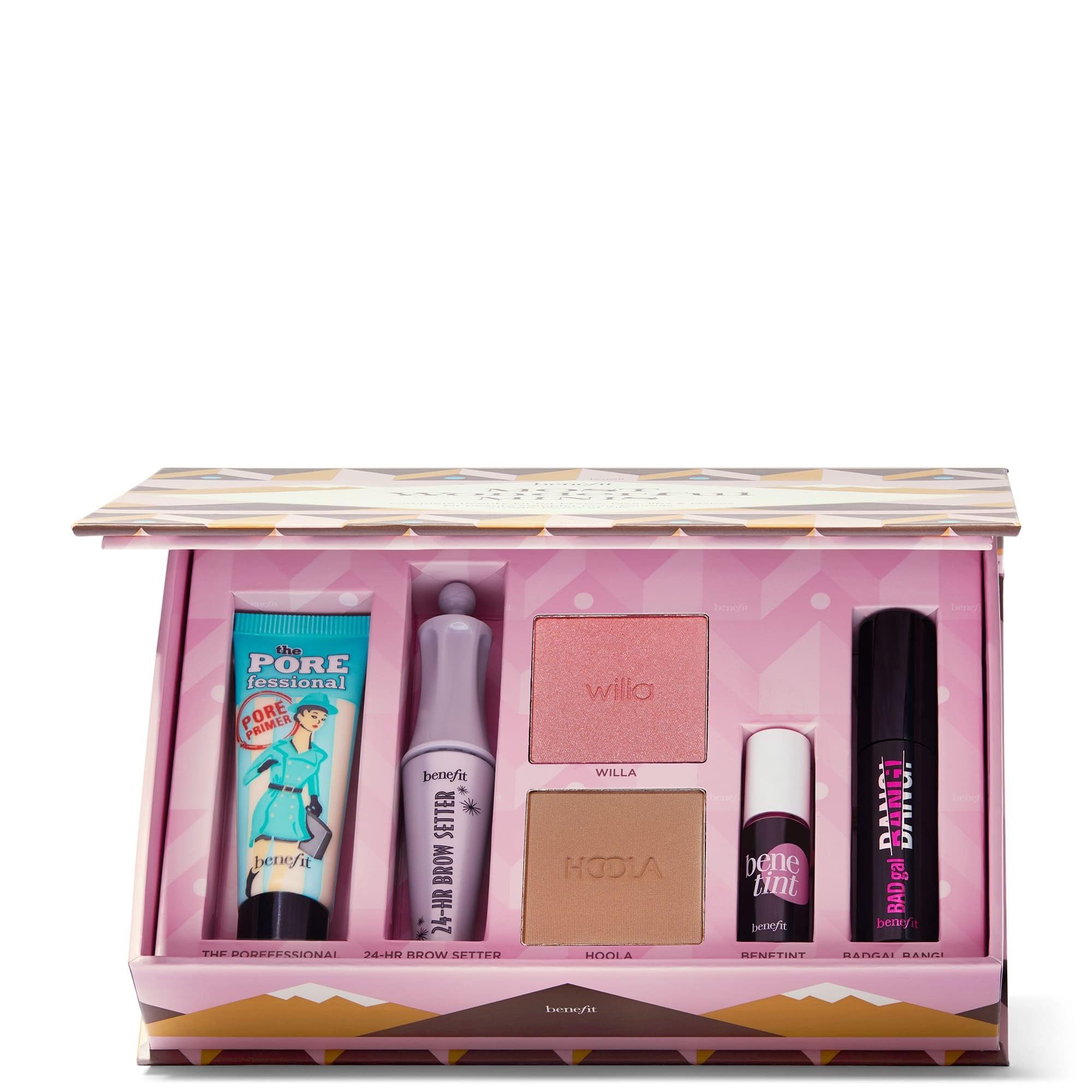 Most Wonderful minis - Complete beauty kit for brows, face, lips & lashes (Worth 65), neutral-rose blush, rose-tinted lip & cheek stain