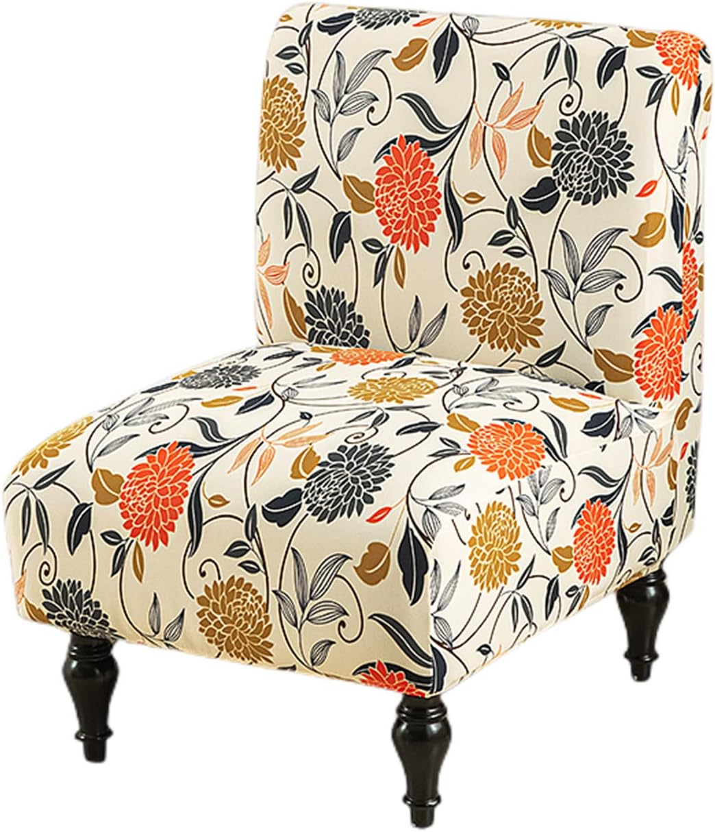 EcoAncheng Armless Chair Slipcover Removable Armless Accent Chairs