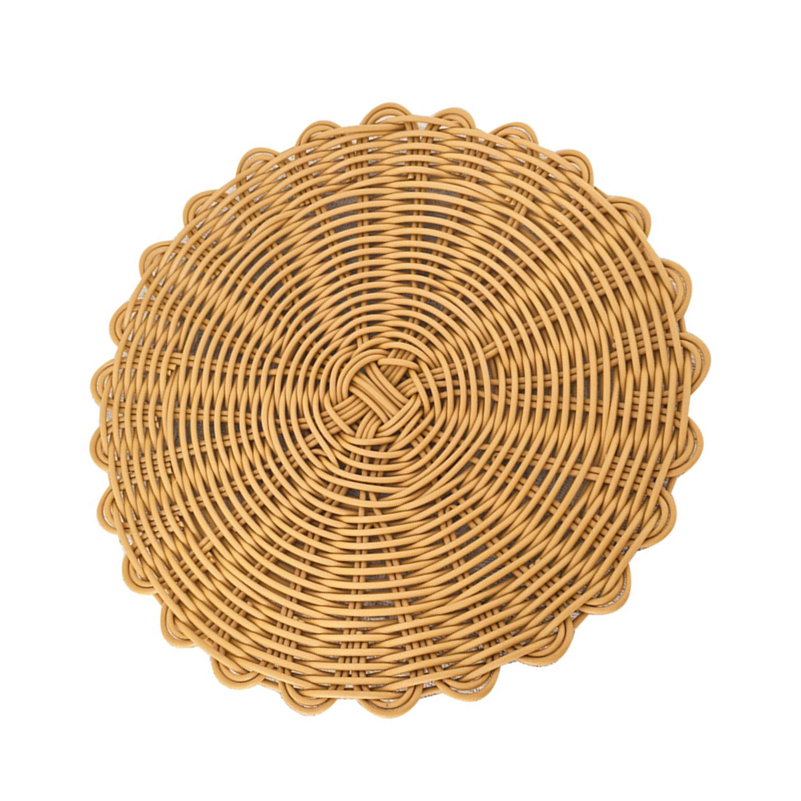 Multipurpose Dining Pad Woven Coasters Placemat for Kitchen Countertops and Table Setting Presentation Flexible Placemat