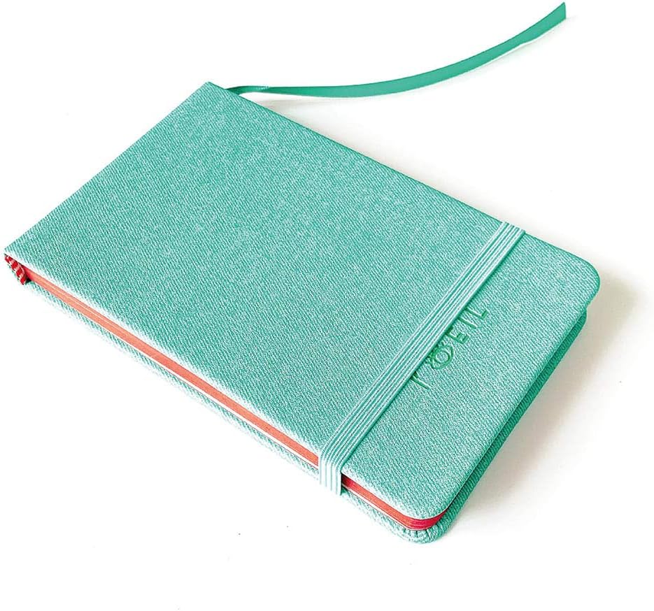 L'oeil Mellow Art Watercolor Sketchbook: Travel Journal 9x14cm, 300gsm Dual Textured Cold-press Paper, with Hardcover, Inner Pocket and Elastic Strap, for Watercolor, ink pens, Gouache & Mixed Media