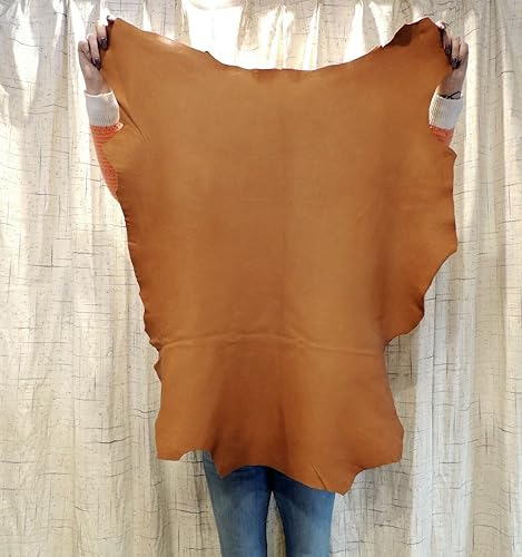 Miniatura 3 de Piel de ciervo de bellota curtida real  Native Crafts 5-6 pies cuadrados (2-3 onzas)