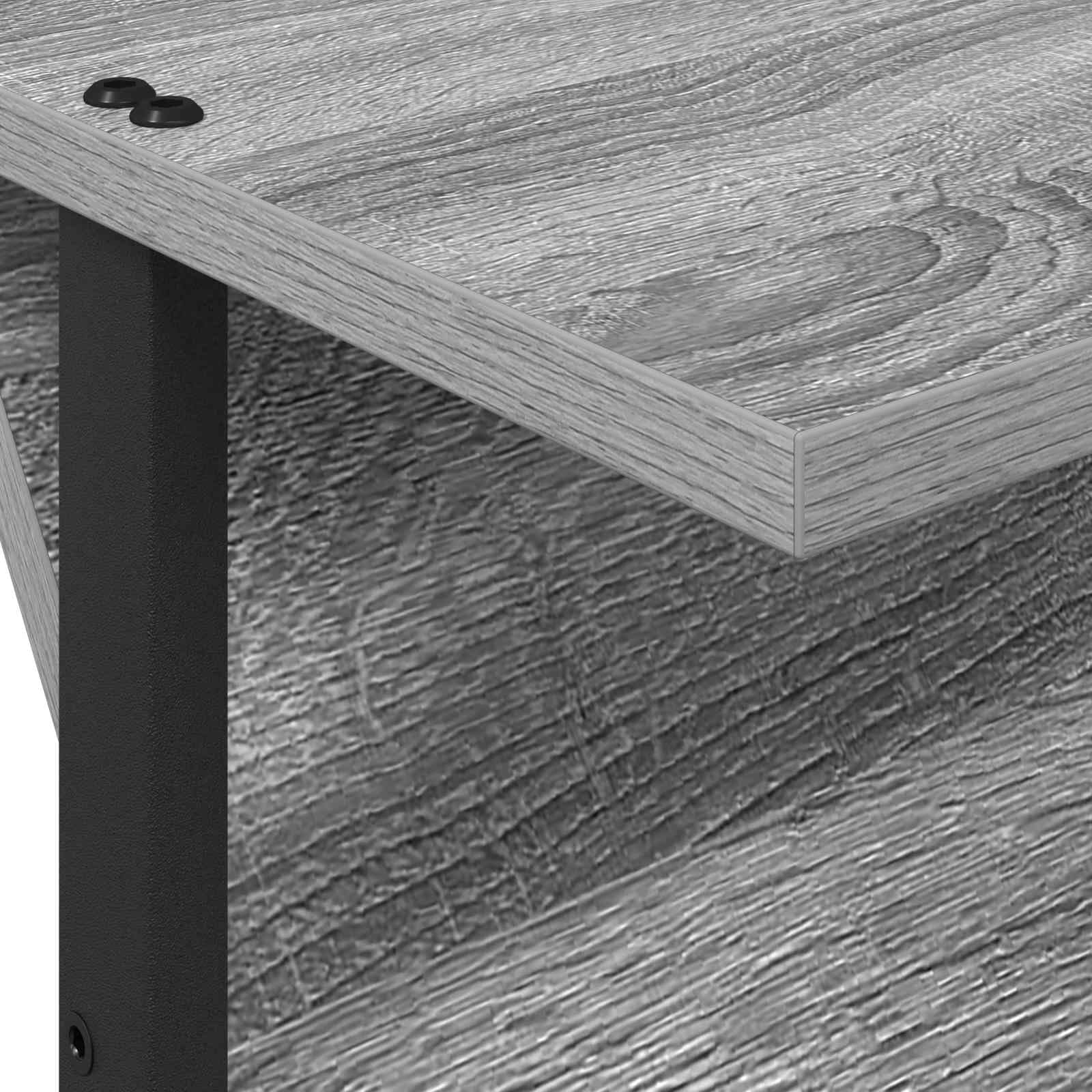 Regał na magazynek Sonoma szary 68 x 40 x 123,5 cm materiał