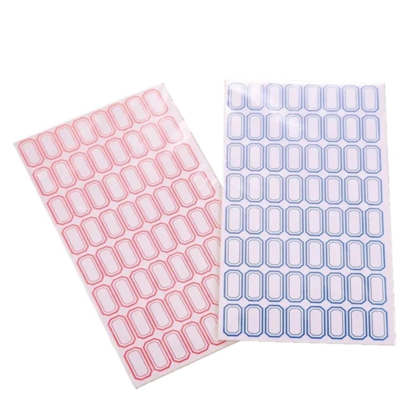 Universal-Aufkleber 30/50/100 Blatt selbstklebendes Etikettenpapier, Name, klassifizierter Aufkleber, Preisschild, Nummernklassifizierung(100 Sheets Blue)