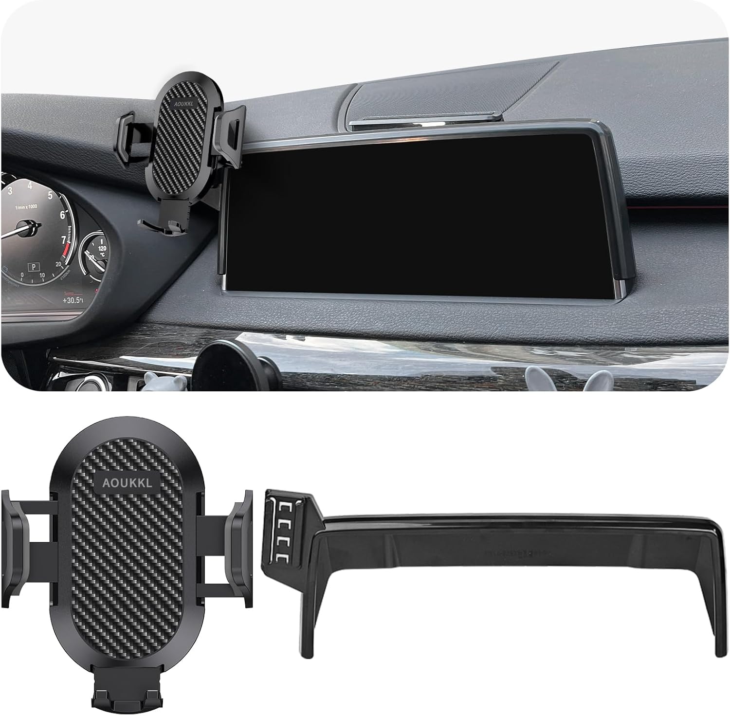 AOUKKL Car Phone Holder Fits for BMW X5 20142018/X6 2015