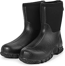 GUGULUZA Mens Insulated Neoprene Boots Waterproof Hunting Fishing Yard Boots