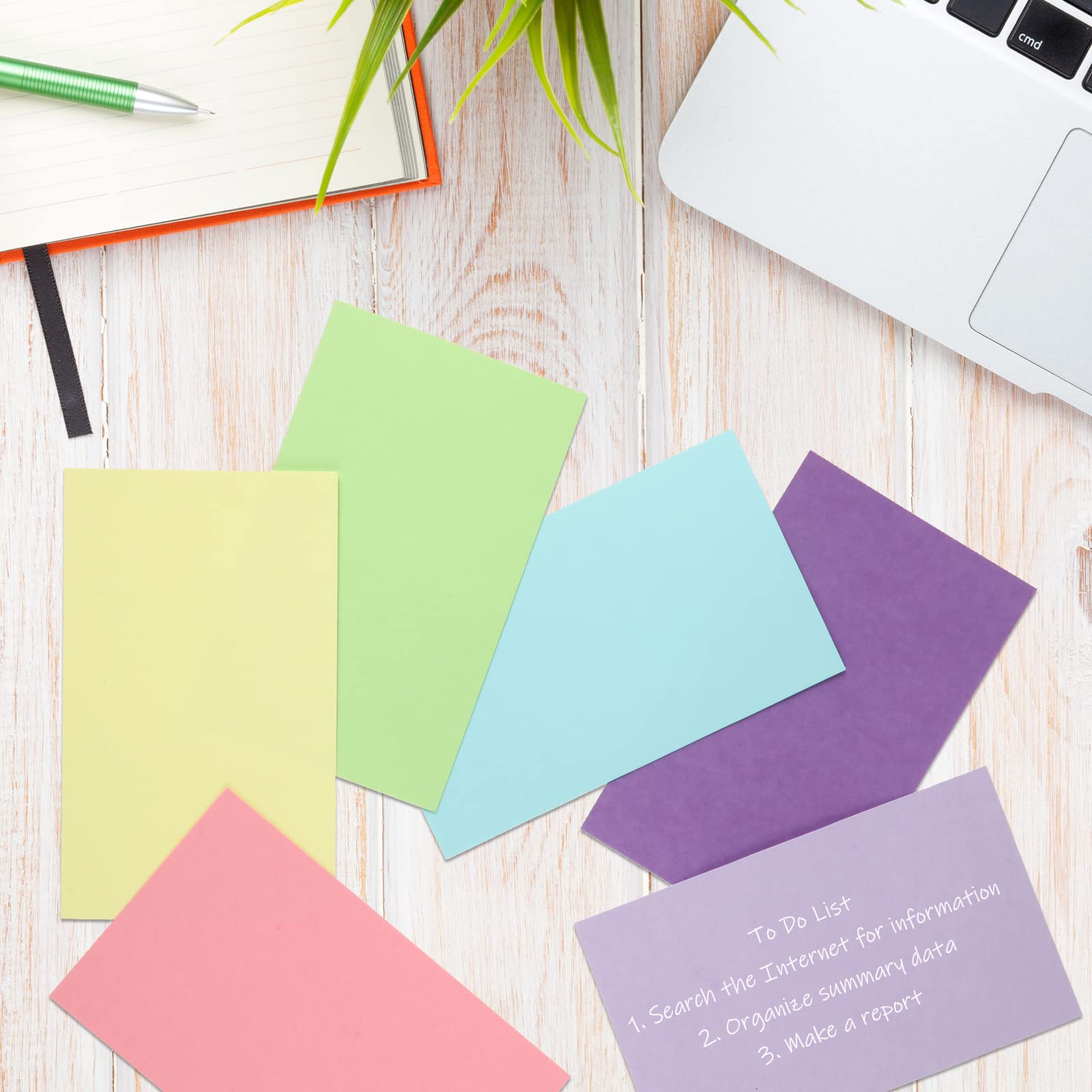Juvale 250 Pack Blank Index Cards 2x3.5 Inches Kraft Paper For Study - View #5