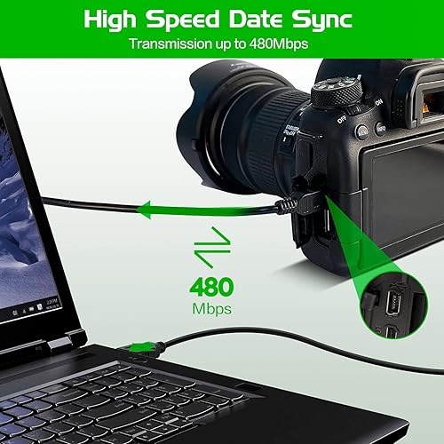 Miniatura 5 de Cable de carga de transferencia de sincronización de datos de computadora USB de repuesto para VTech Kidizoom Cámara Connect