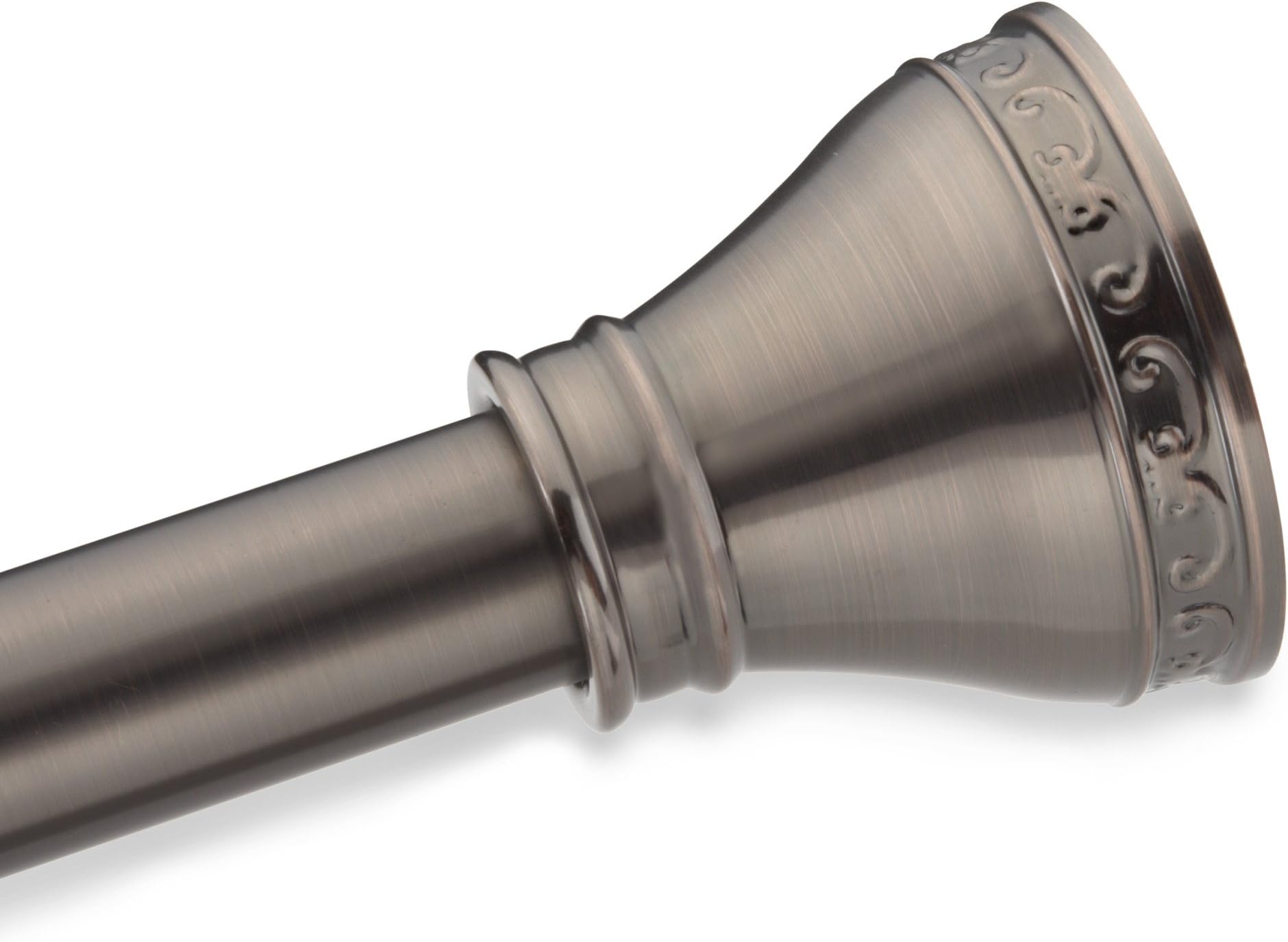 Elegant Home Fashion Touch Up Decorative Shower Curtain Rod, Oil Rubbed Bronze