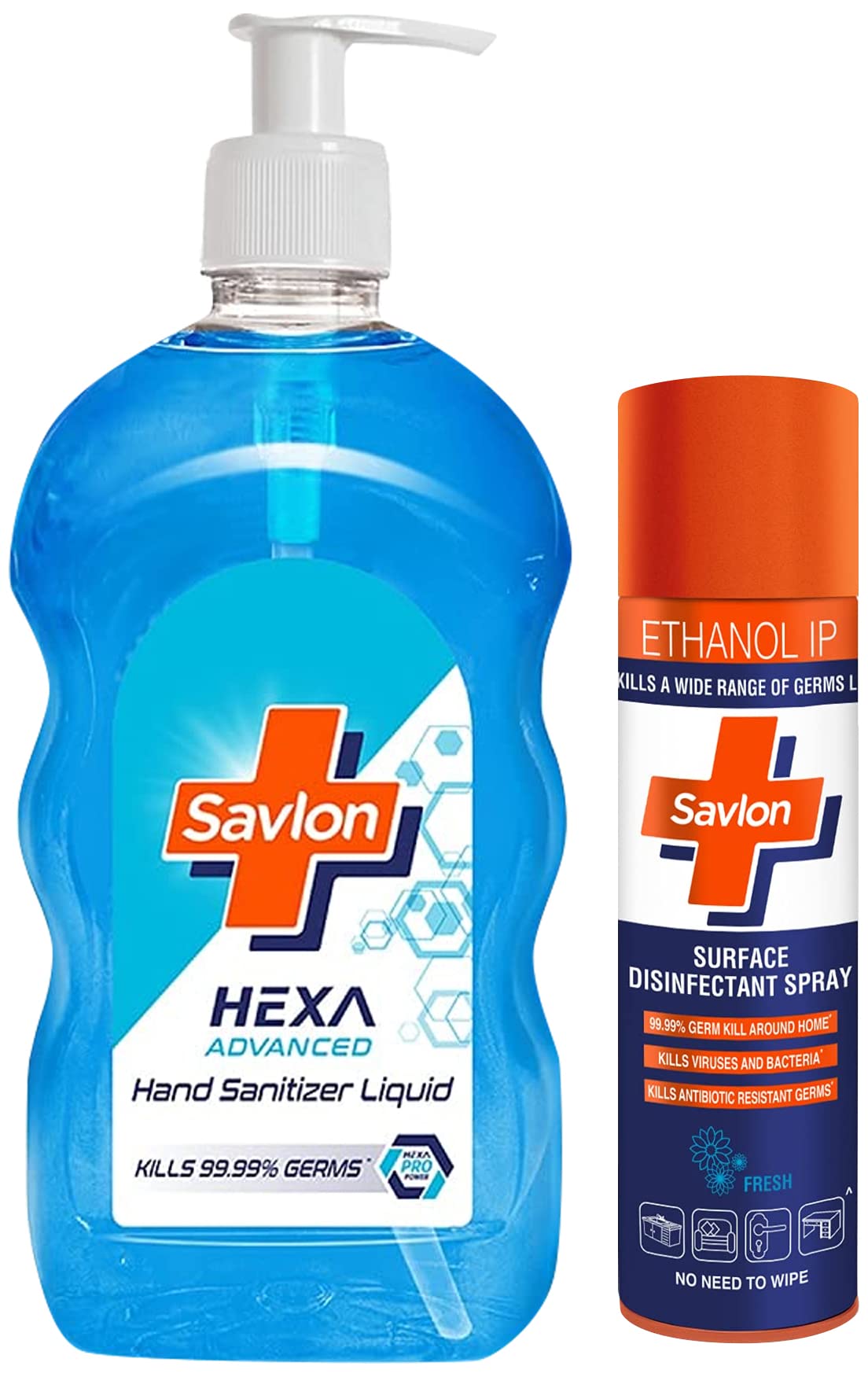 Savlon Hexa Advanced Hand Sanitizer Liquid Pump Pack 500ml, Natural & Surface Disinfectant Spray Sanitizer 170g (B0B9XVCF16) Amazon Price History, Amazon Price Tracker